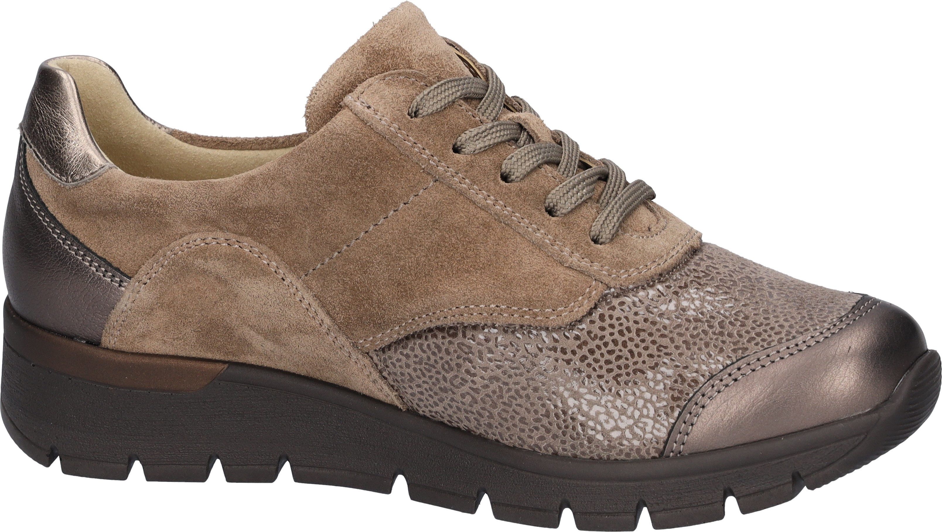 Waldläufer K-RAMONA Schnürschuh Komfortschuh, Bequemschuh Sneaker in extrabreiter K-Weite, Orthotritt