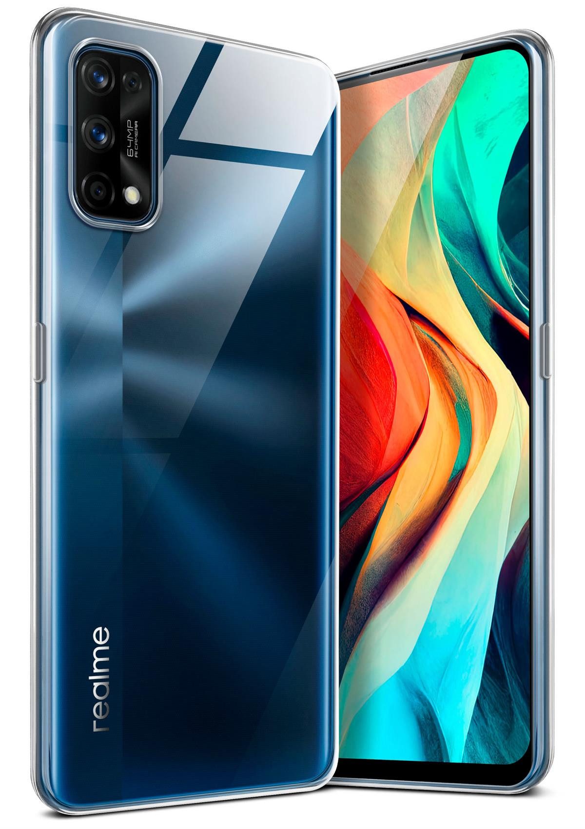 moex Handyhülle moex® Aero Case für Realme 7 Pro, Hülle Silikon durchsichtig, Clear Schutzhülle Transparent Silikonhülle