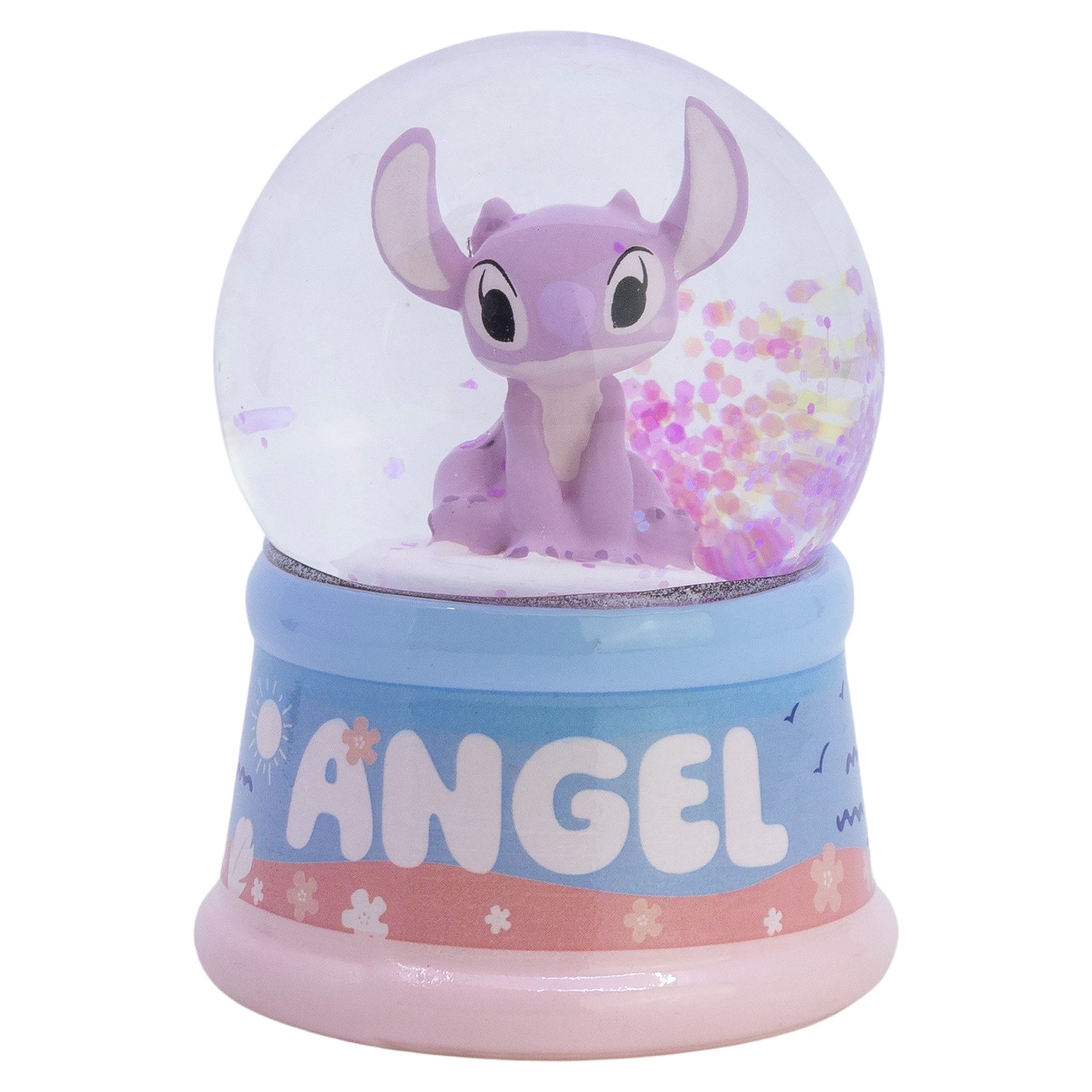 Disney Dekokugel Disney Lilo und Stitch Angel mini Glaskugel Schneekugel 9 x 7 cm