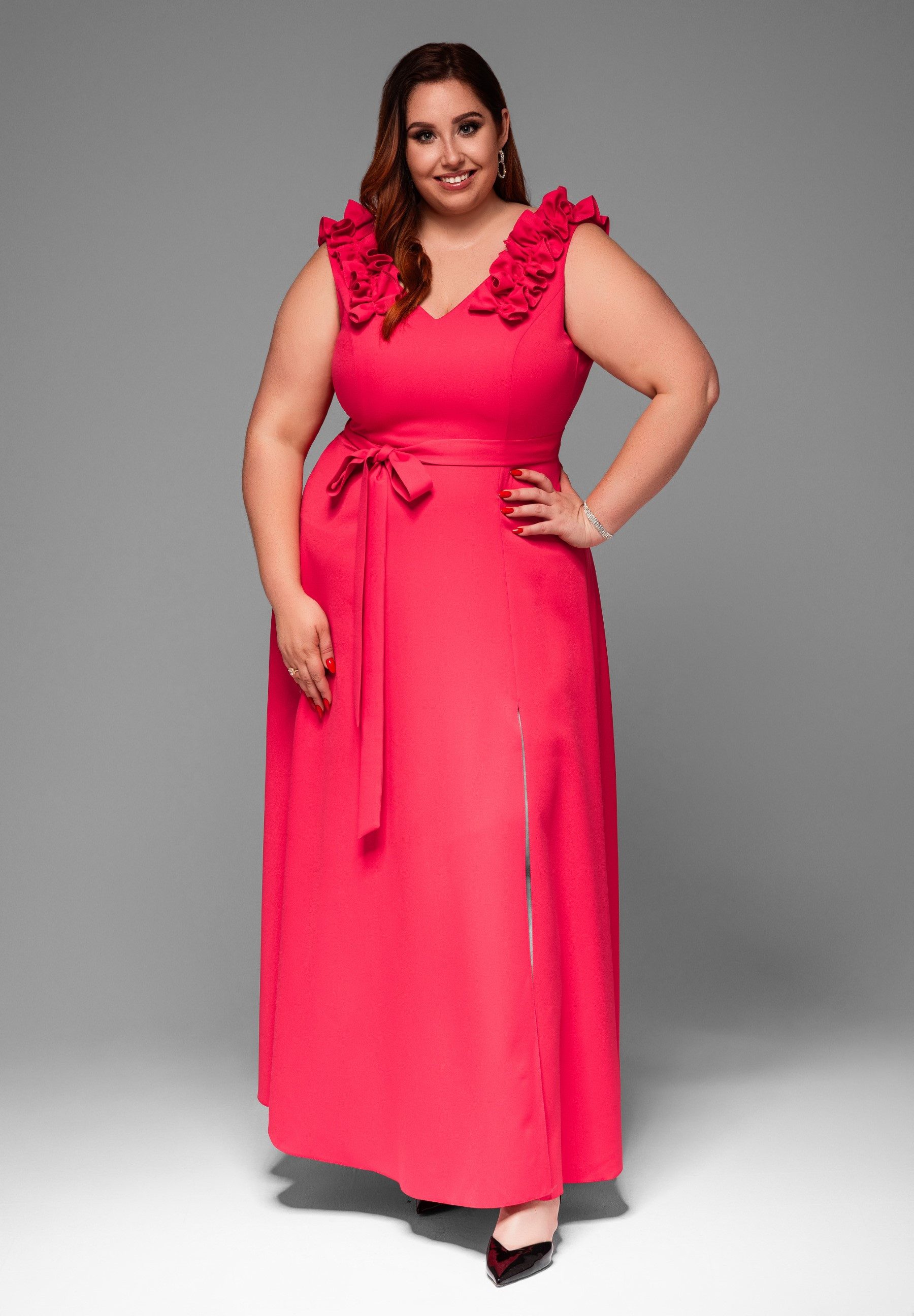 OMBRE Abendkleid Sabrina Abendkleid Plus Size