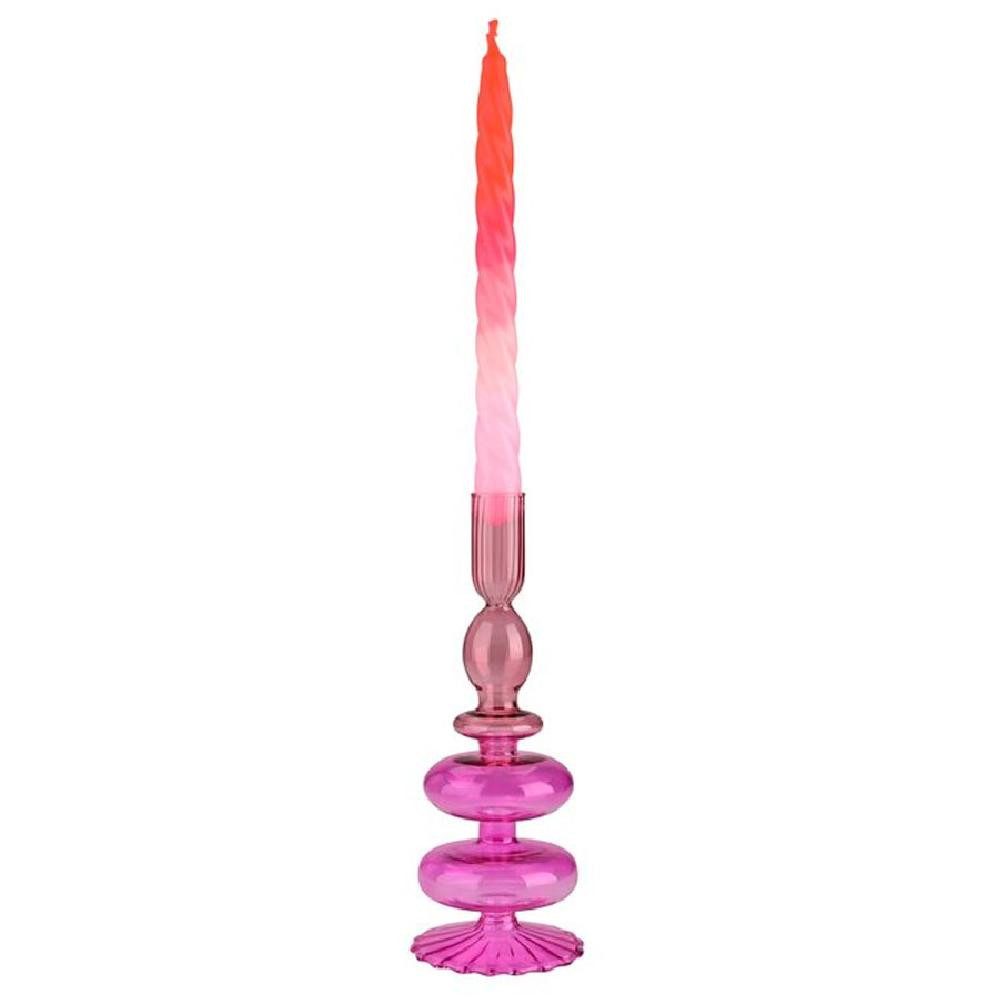 Giftcompany Kerzenhalter Kerzenständer Voile Rosa Lila (23cm) günstig online kaufen