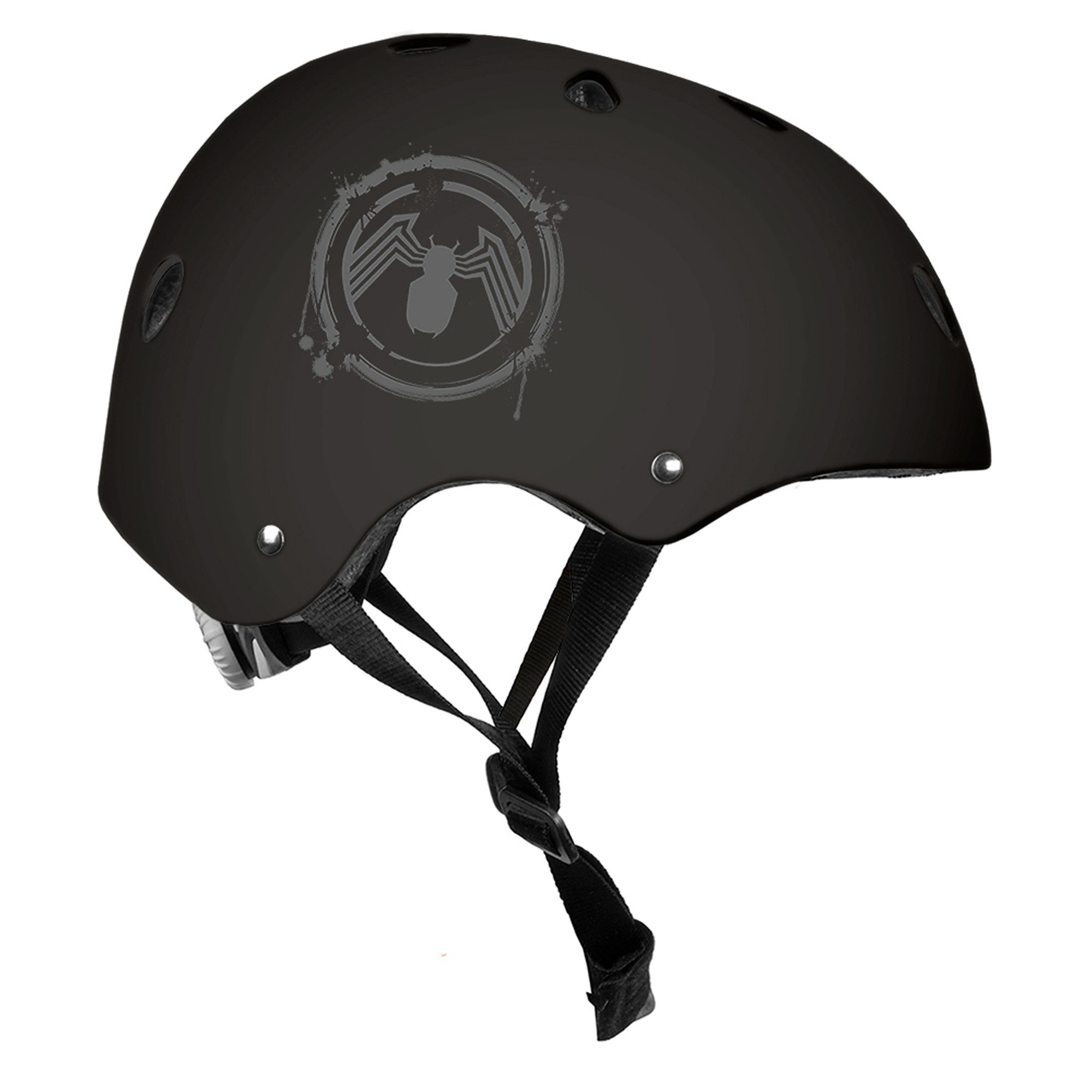 Seven Polska Kinderfahrradhelm Kinder Fahrradhelm Skater Helm verstellbar 52 - 56 cm, 4 - 12 Jahren, Sehr leicht mit nur ca. ca. 370g