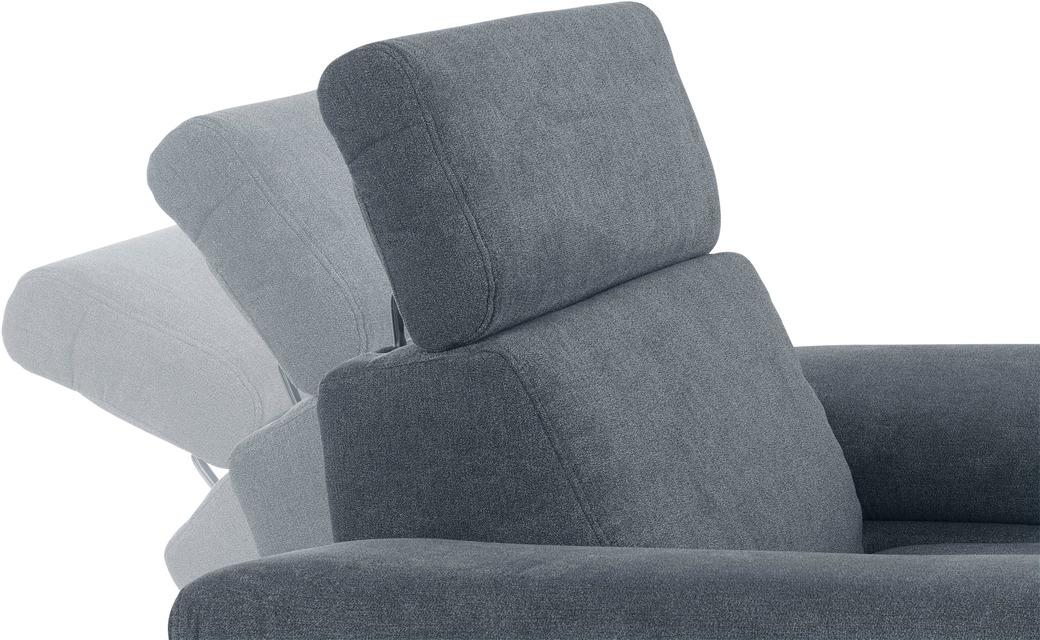 Places of Style Sessel Luxus-Microfaser mit in Rückenverstellung, Luxus, Lederoptik Trapino wahlweise