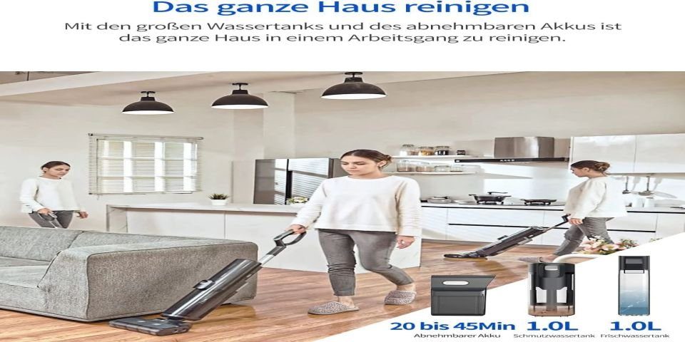 haben Nass F20 Akku-Handstaubsauger Proscenic Saugkraft, 150W, 15000Pa nicht Proscenic Trockensauger: