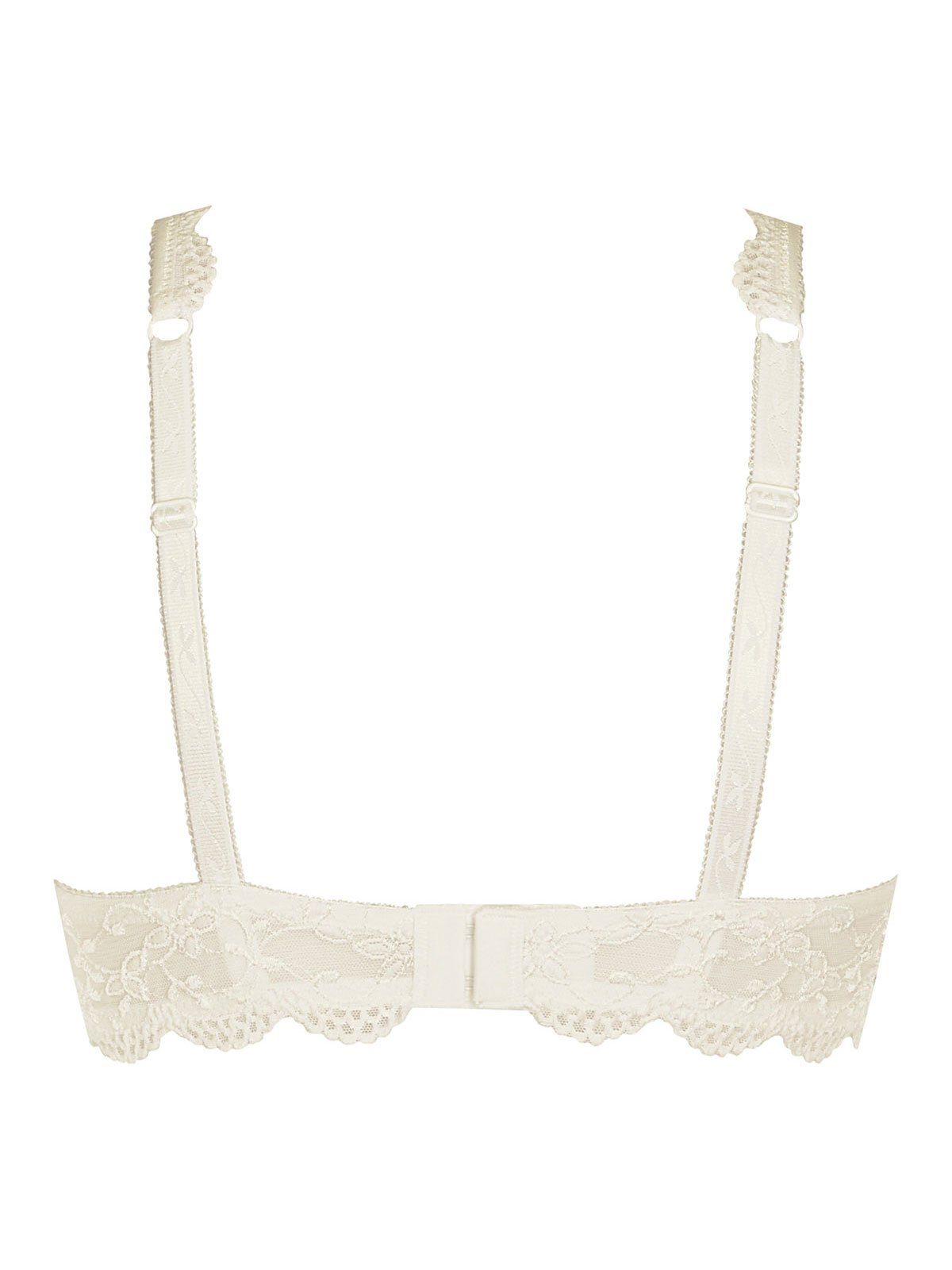 Nina Von C. Dirndl-BH Push Up Dirndl BH Silver Edition (Stück, 1-tlg) weiche Push Up-Schale, Rückensteg aus tüllverstärkter Stickereispitze
