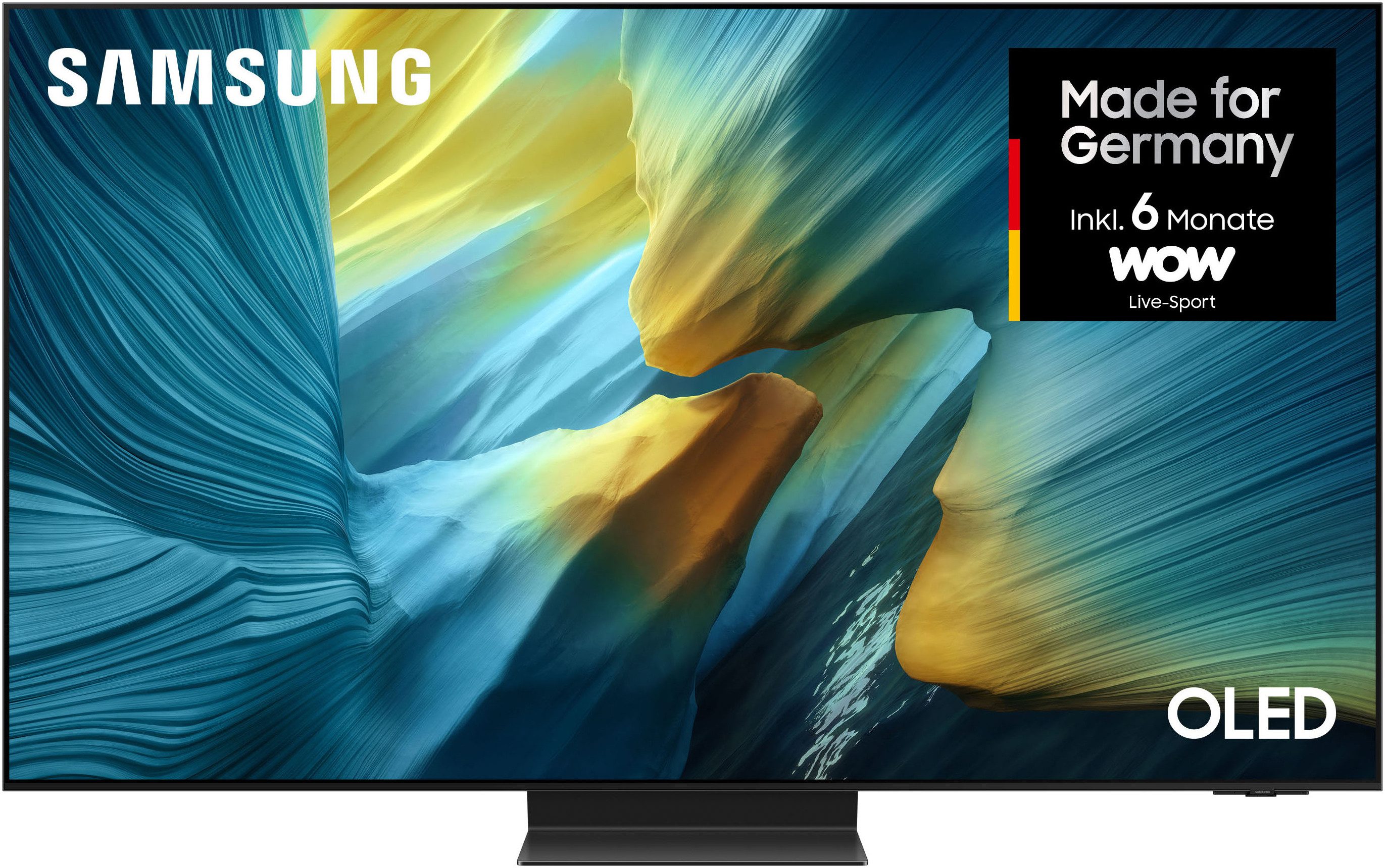 Samsung GQ65S95FAT OLED-Fernseher (163 cm/65 Zoll, 4K Ultra HD, Smart-TV, HDR Pro & Glare Free, Dolby Atmos & AI Sound, Gaming Hub, bis zu 165Hz)