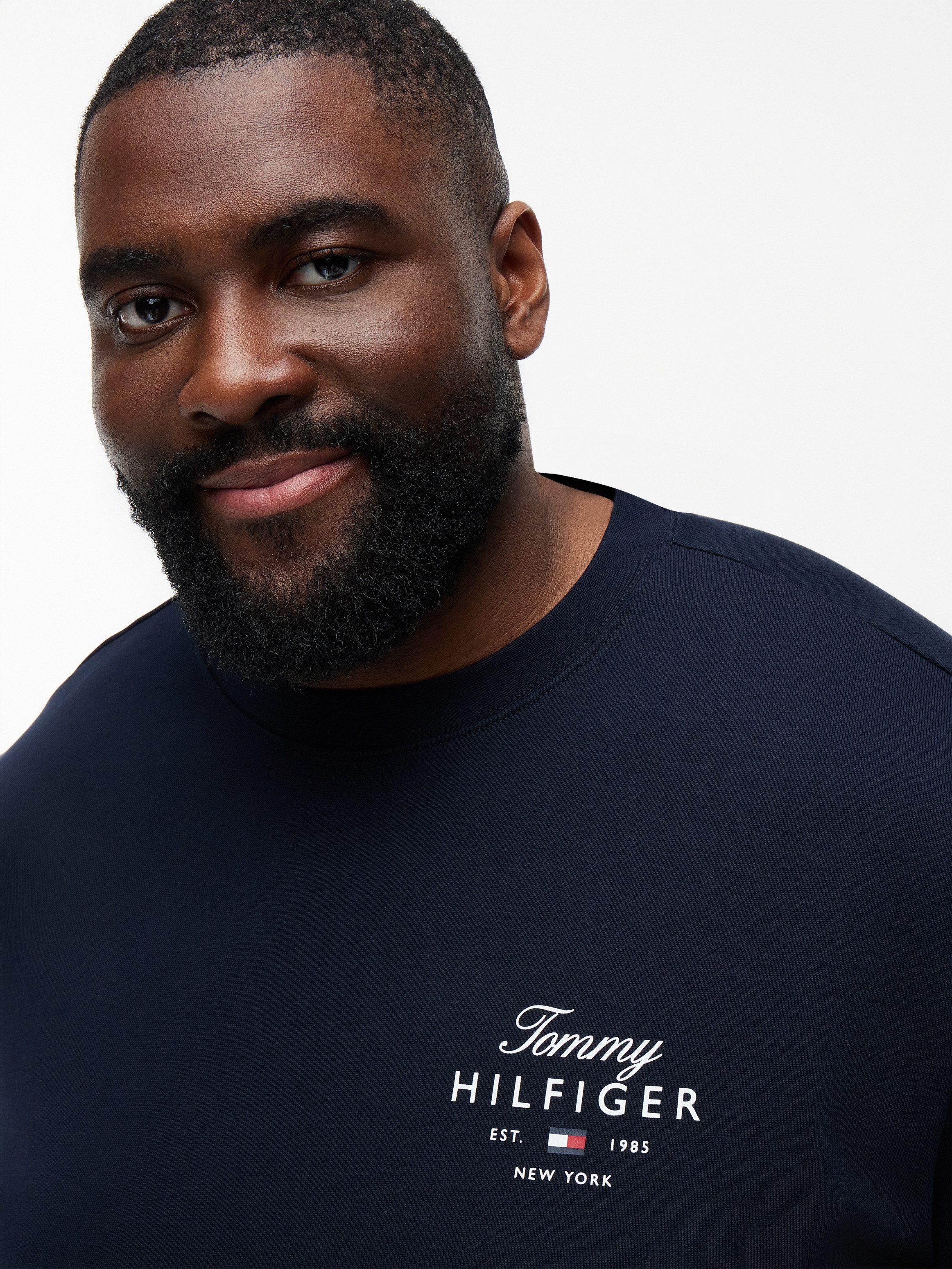 Tommy Hilfiger Big & Tall Sweatshirt BT-SCRIPT STACK Große Größen