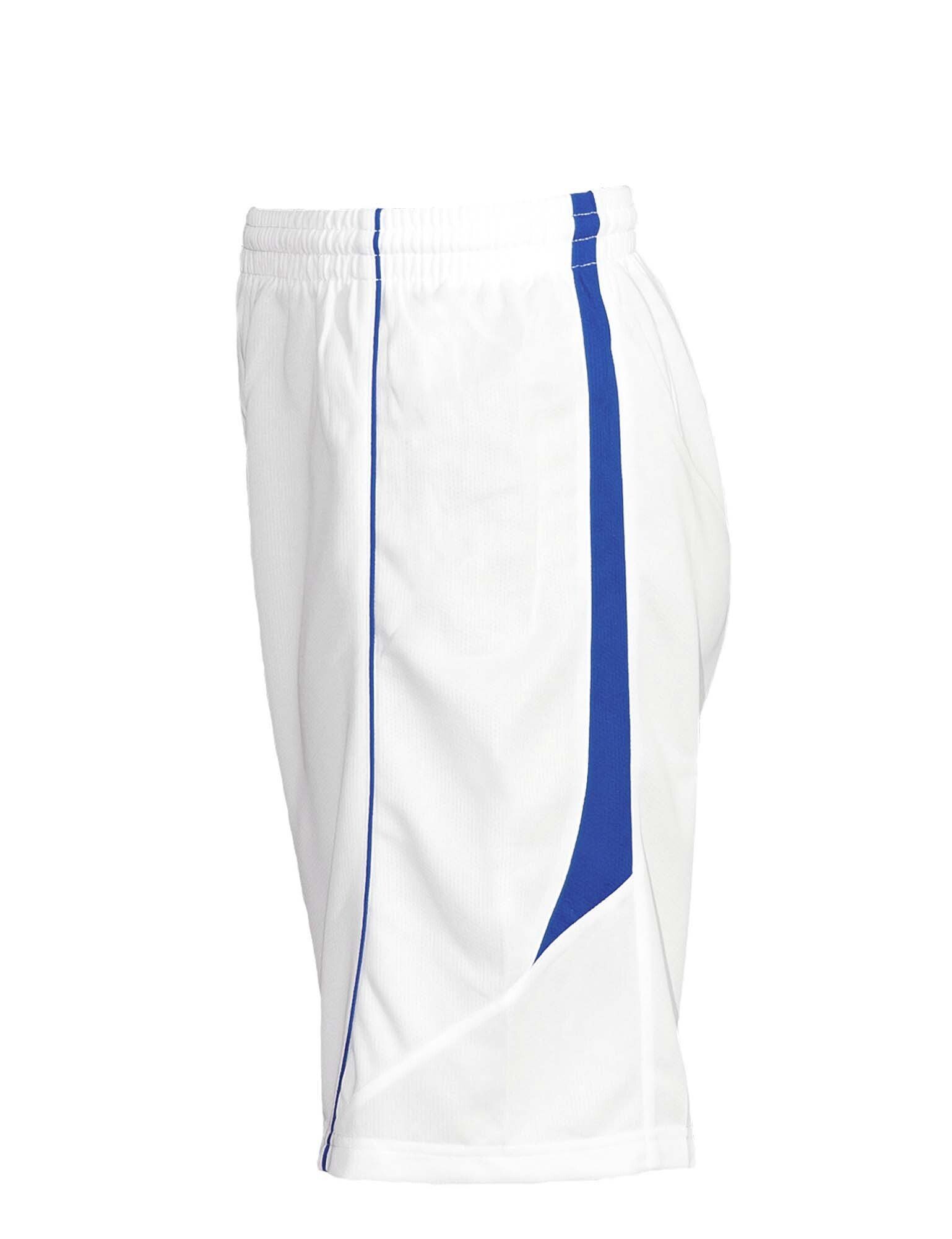 Team PEAK Trainingsshorts Weiß_Blau