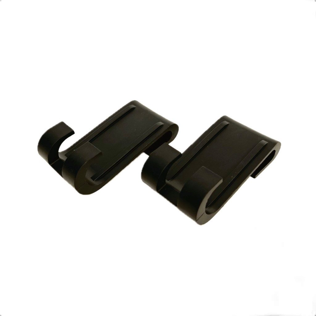 NELI Doppelhaken 2er-Set Haken für Glastüren und Glaswände (Duschhaken, Rei günstig online kaufen