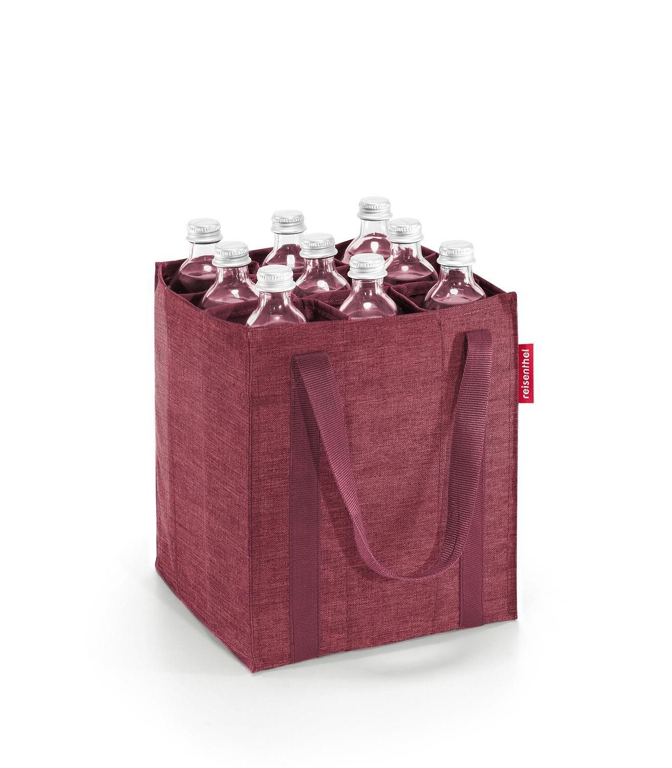 REISENTHEL® Tragetasche BOTTLEBAG TWIST MAROON, Flaschentasche, Rot