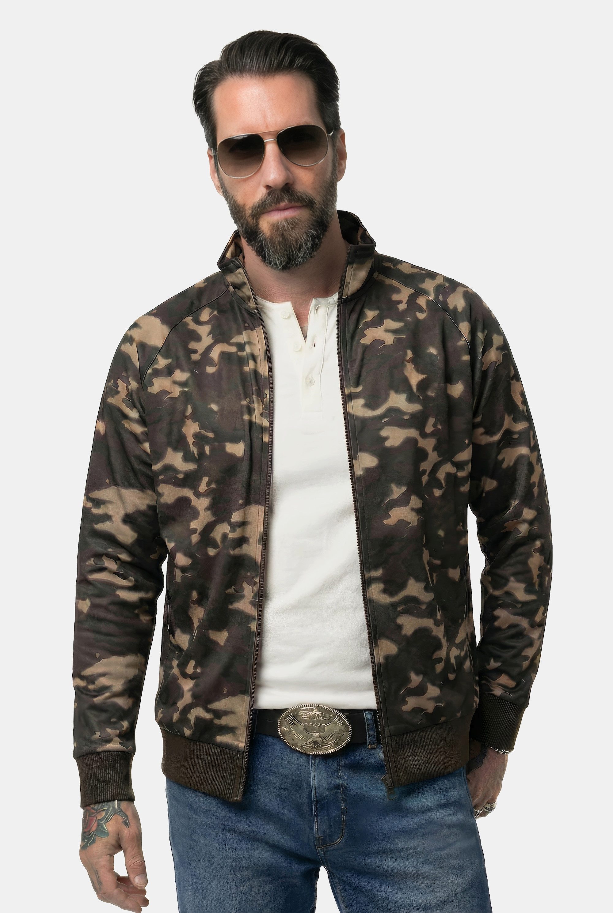 Fleecejacke Funktions-Trainingsjacke Fitness atmungsaktiv