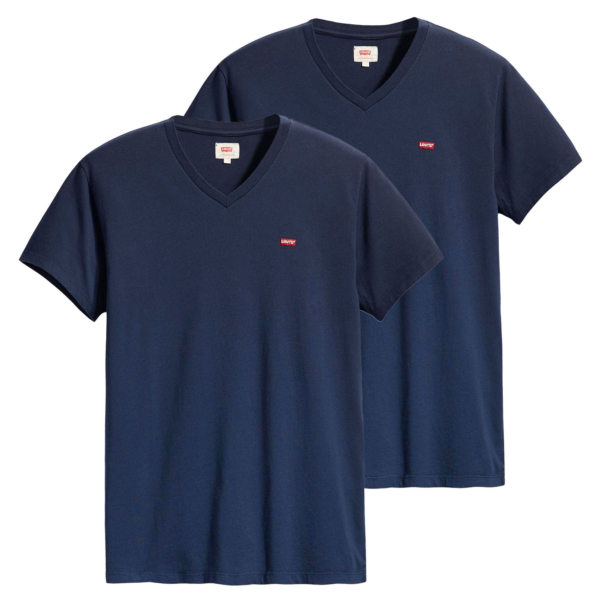 T-Shirt Herren T-Shirt 2er Pack Baumwolle