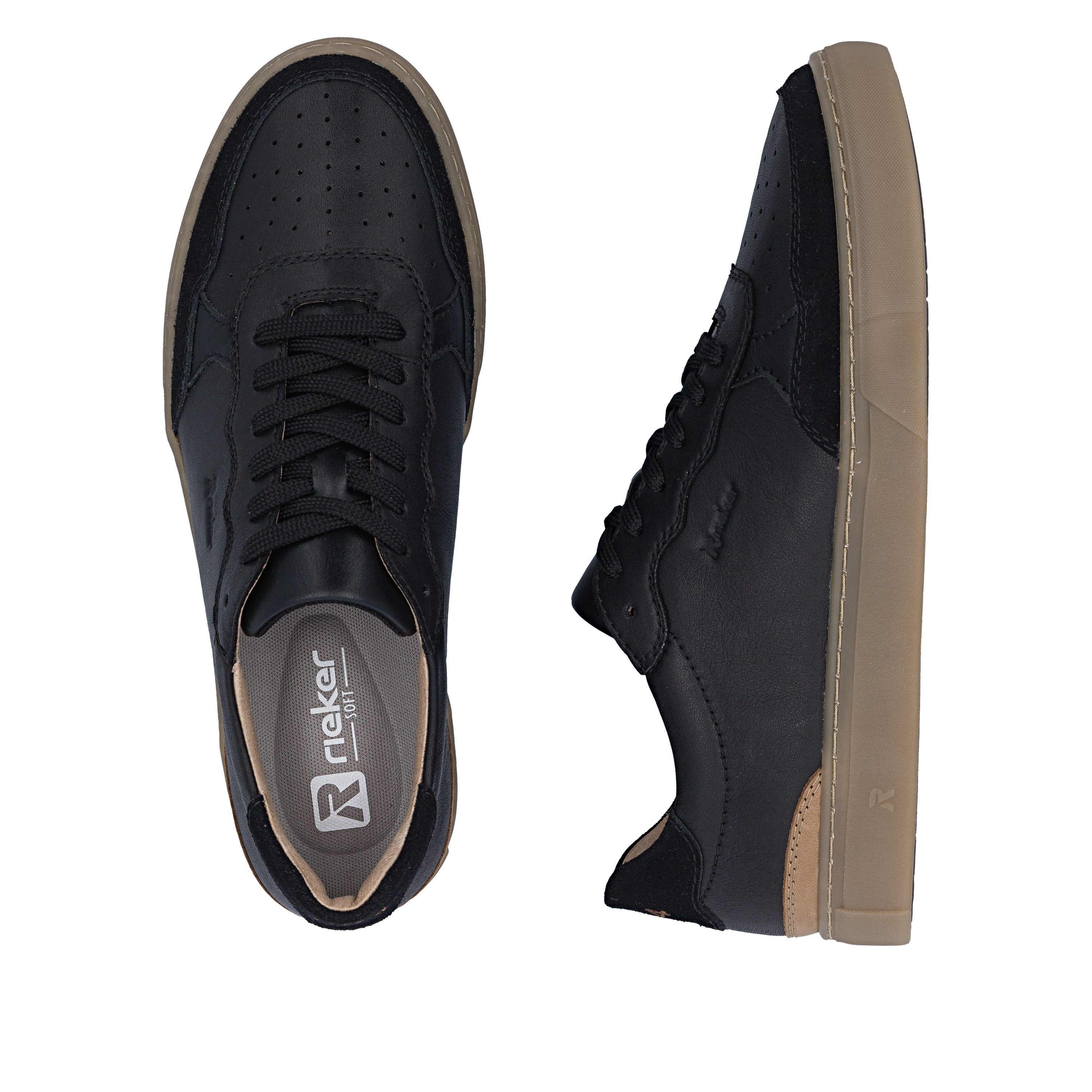 Rieker Sneaker Basket-Sneaker, Halbschuh, Schnürschuh mit Perforation