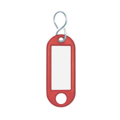 WEDO Buchstütze WEDO Schlüsselanhänger S-Haken, rot, Kleinpackung