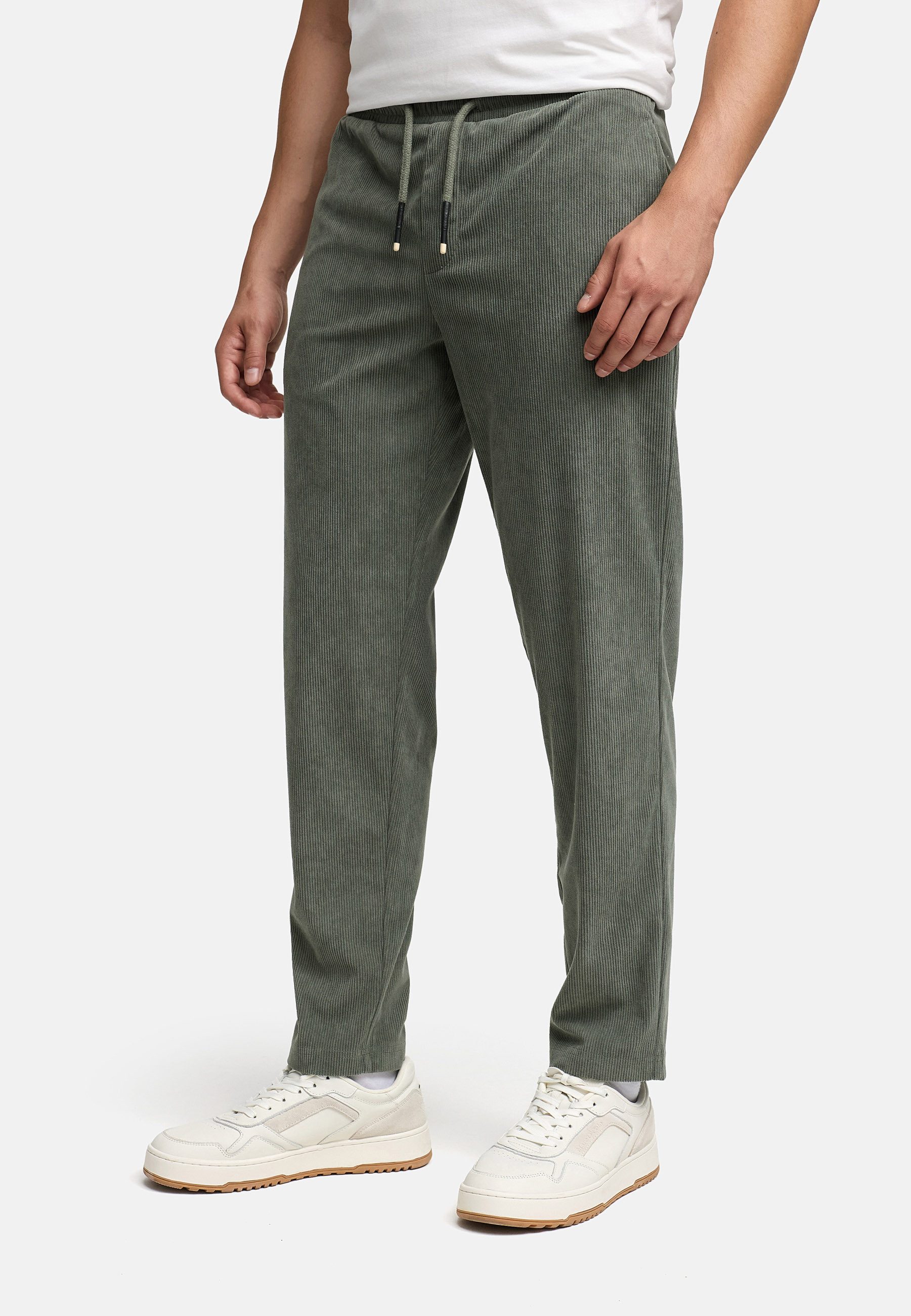 Indicode Chinohose Herren INNemoto Pants Chino Hose Herrenhose mit elastischem Komfortbund