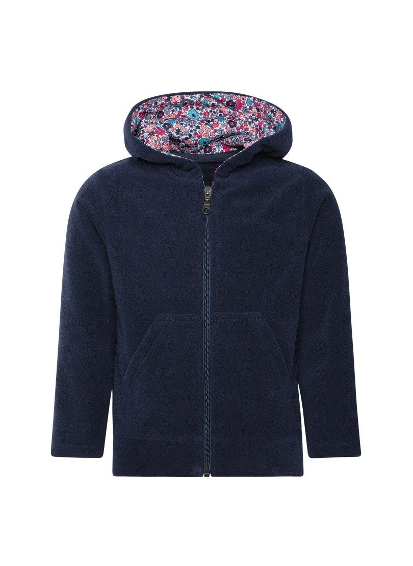 Trigema Sweatjacke TRIGEMA Fleecejacke mit Kapuze (1-tlg)