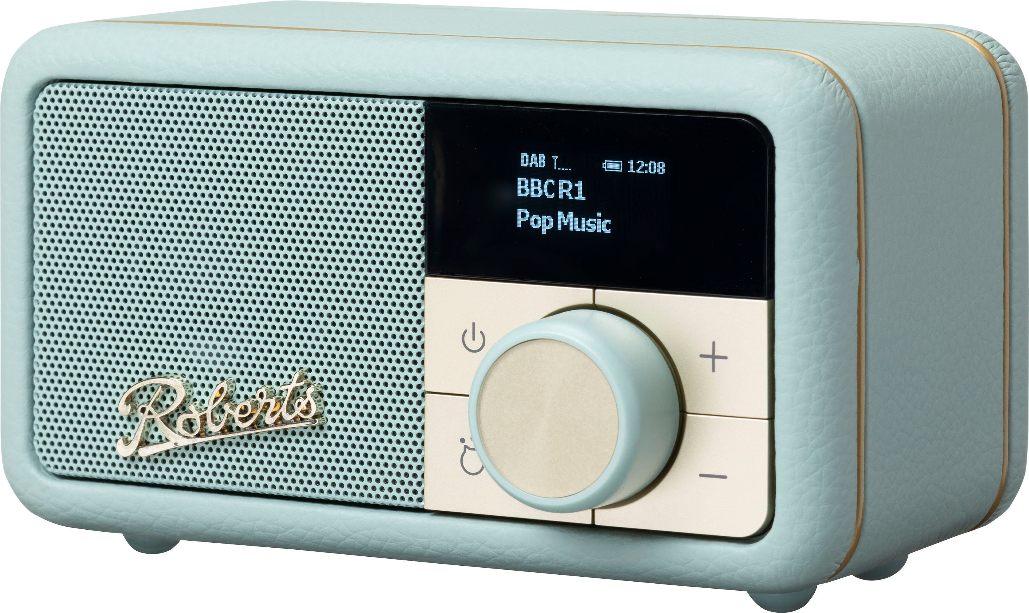 egg, DAB+ duck tragbares Digitalradio ROBERTS Ra Bluetooth mit Senderspeicherplätzen Revival / 20 (DAB), und / DAB+ Petite, FM-Radio FM