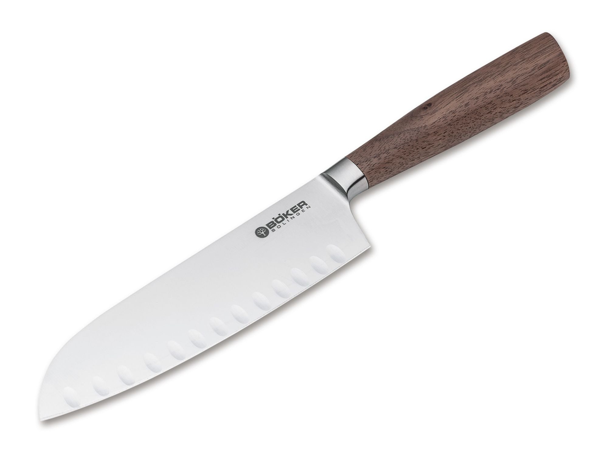 Böker Manufaktur Solingen Universalküchenmesser Böker Core Santoku mit Kullen