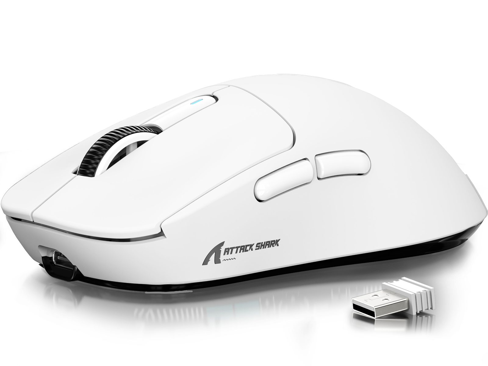 ATTACK SHARK X3 Kabellose Gaming-Maus, 49g Ultraleicht, PAW3395 Gaming-Maus (2.4G, Bluetooth, kabelgebunden, 200H)