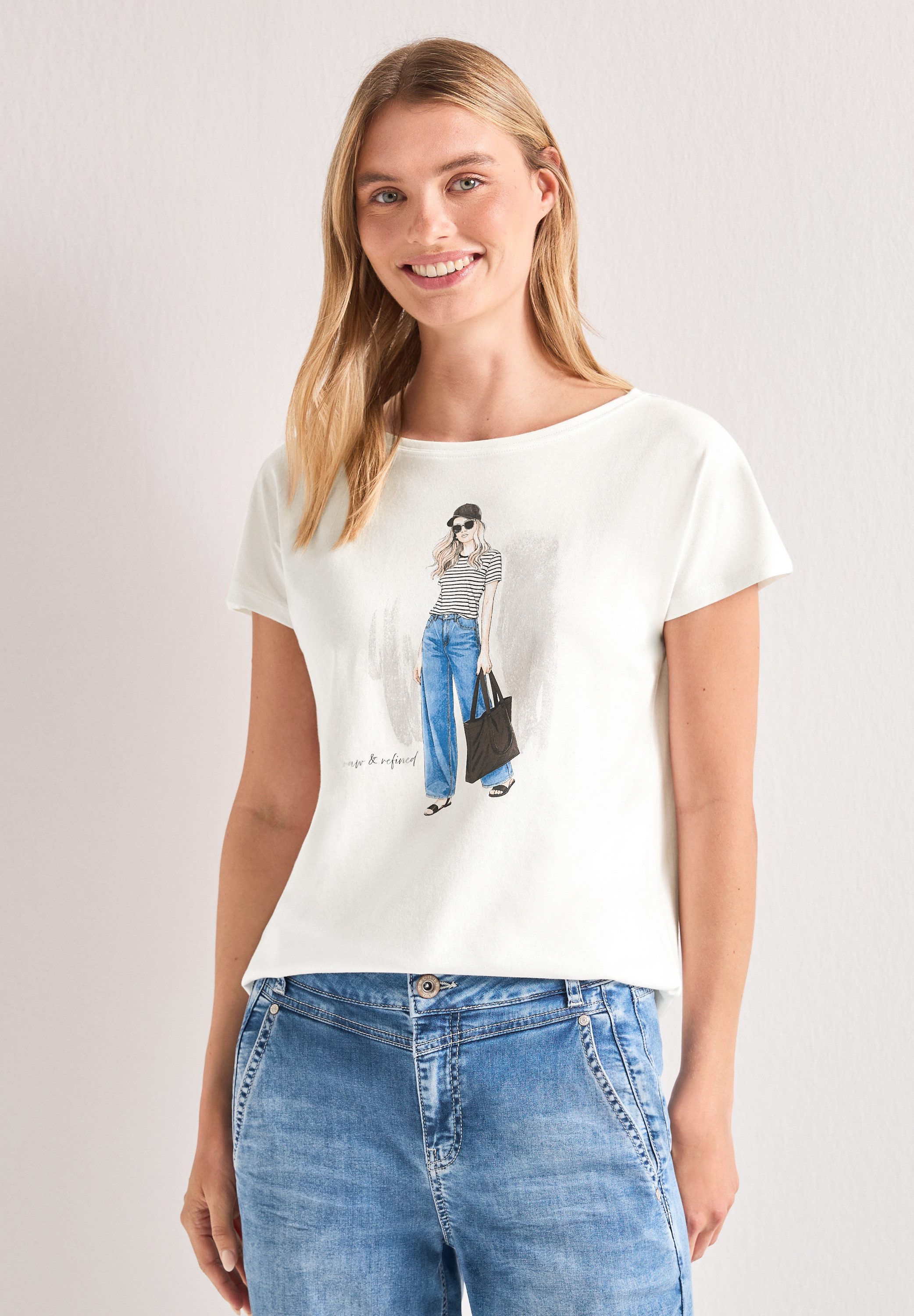 STREET ONE T-Shirt mit Frontprint