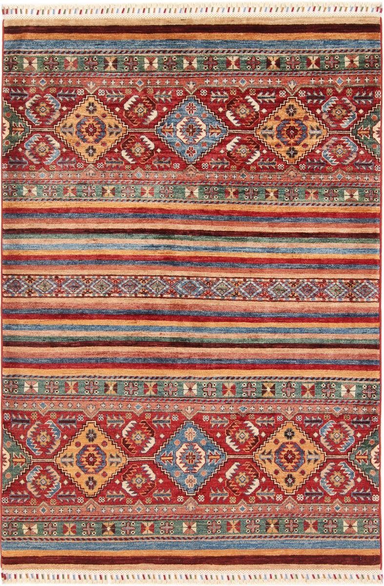 Orientteppich Arijana Shaal 123x182 Handgeknüpfter Orientteppich, Nain Trading, rechteckig, Höhe: 5 mm