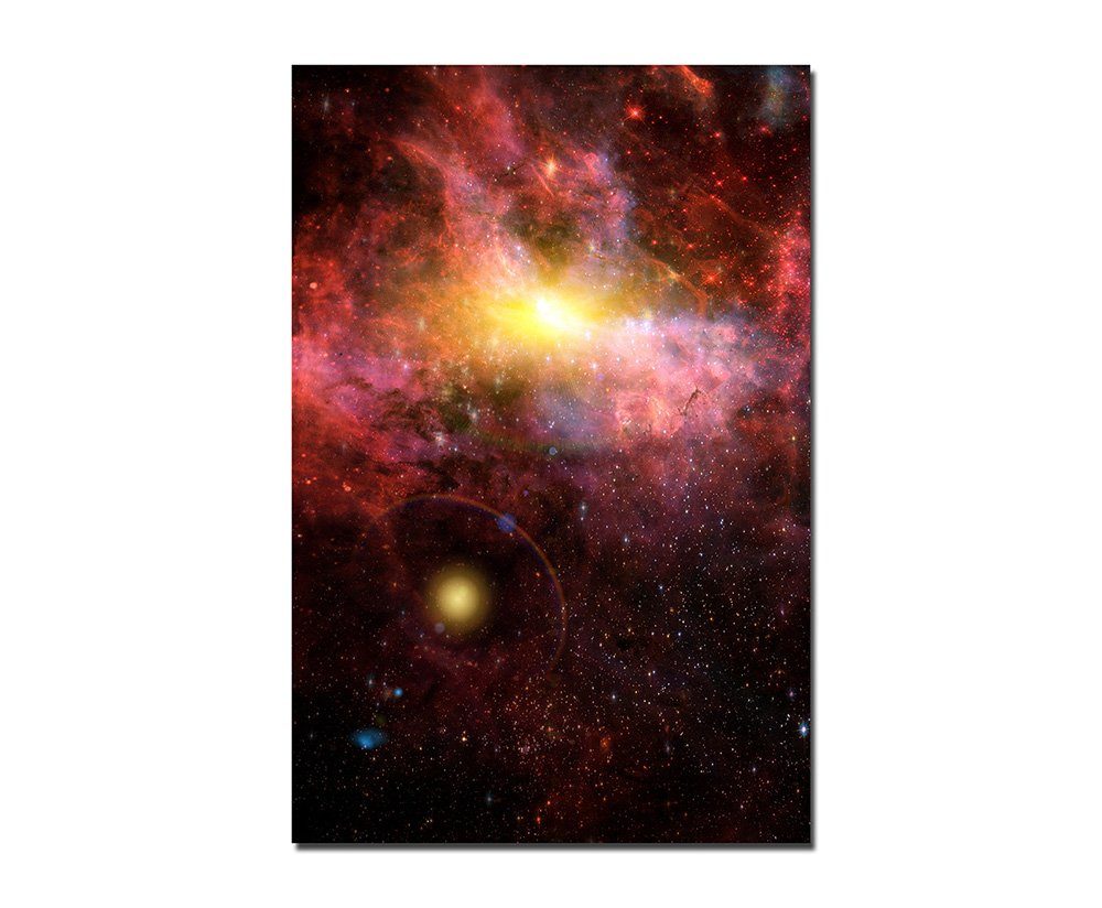 Leinwandbild 120x60cm Sterne Weltraum All Galaxie