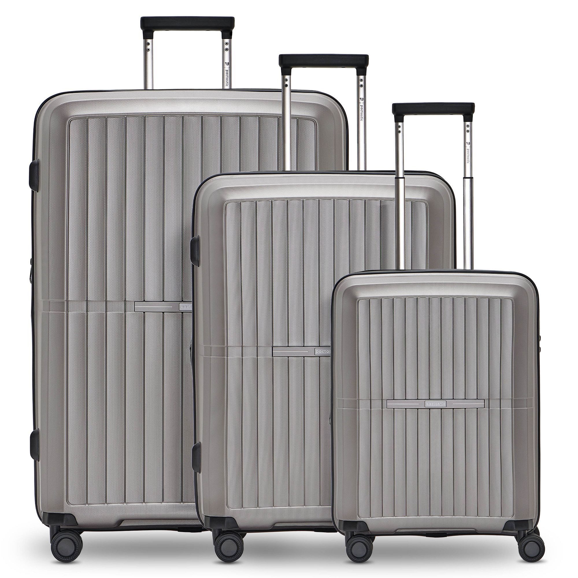 Pactastic Trolleyset Collection 01, 4 Rollen, (3-teilig, 3 tlg), Polypropylen