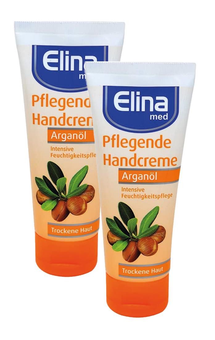 Elina Med Handcreme 2er Set Elina Arganöl Handcreme 75ml in Tube, 0-tlg.