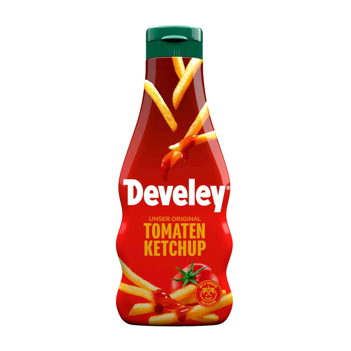 Develey Saucen, Develey Unser Original Tomaten Ketchup in der Plastikflasche 250ml