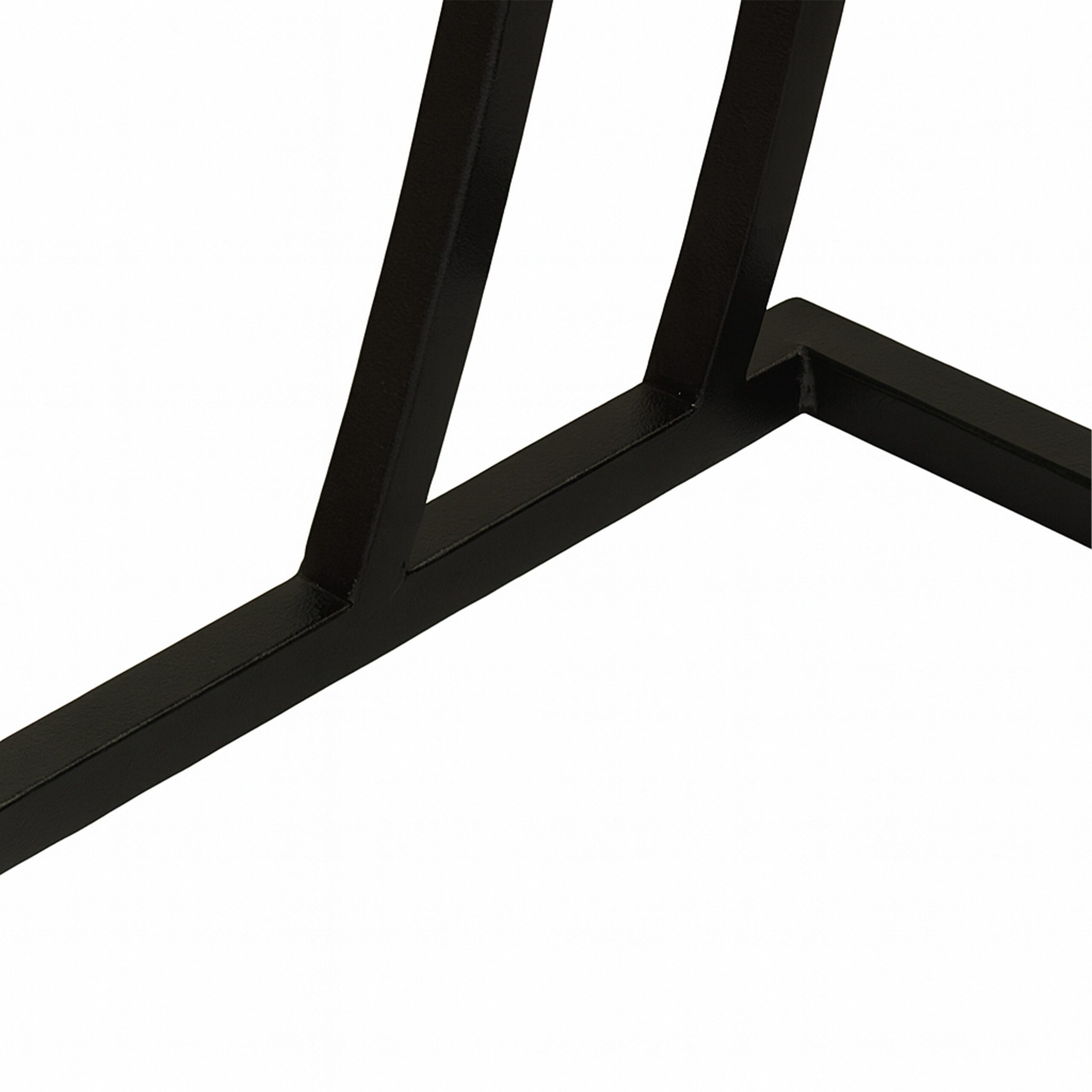 relaxdays Beistelltisch mit Schublade C Form