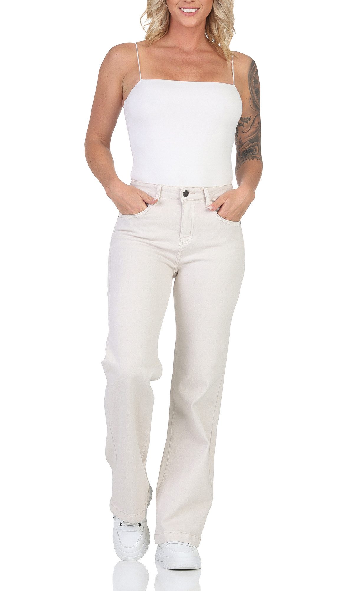 simaranda Schlagjeans Damen Jeans Schlag 321 günstig online kaufen