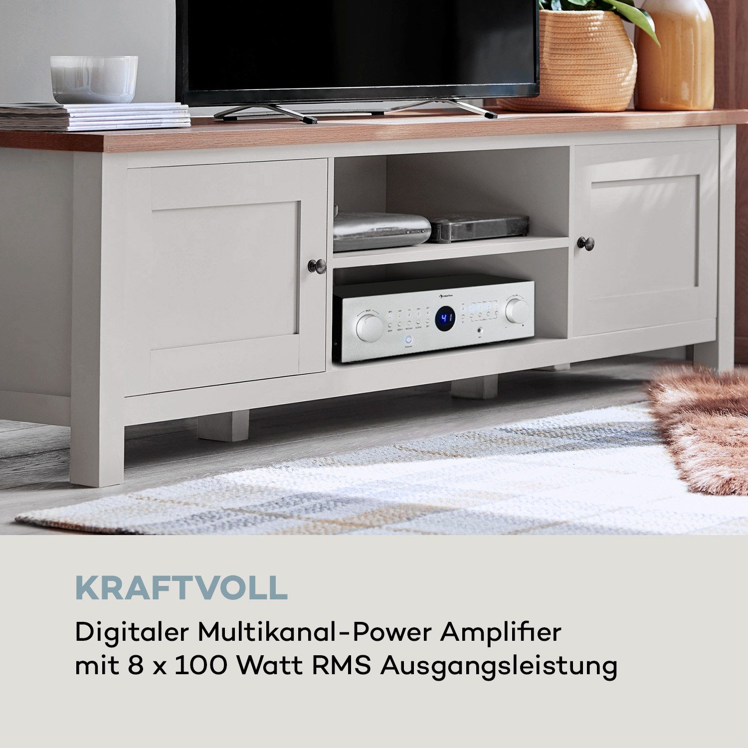 Auna AMP-CD950 DG Audioverstärker (Anzahl Kanäle: 4-Kanal)