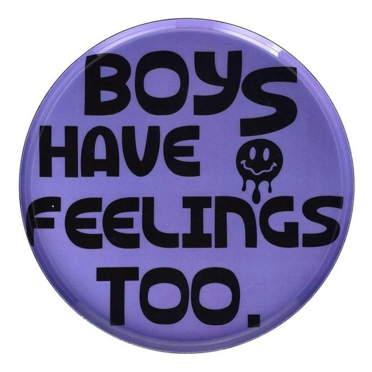 Giftcompany Tablett Dekotablett Love Trays Boys have feelings too (17,7cm)