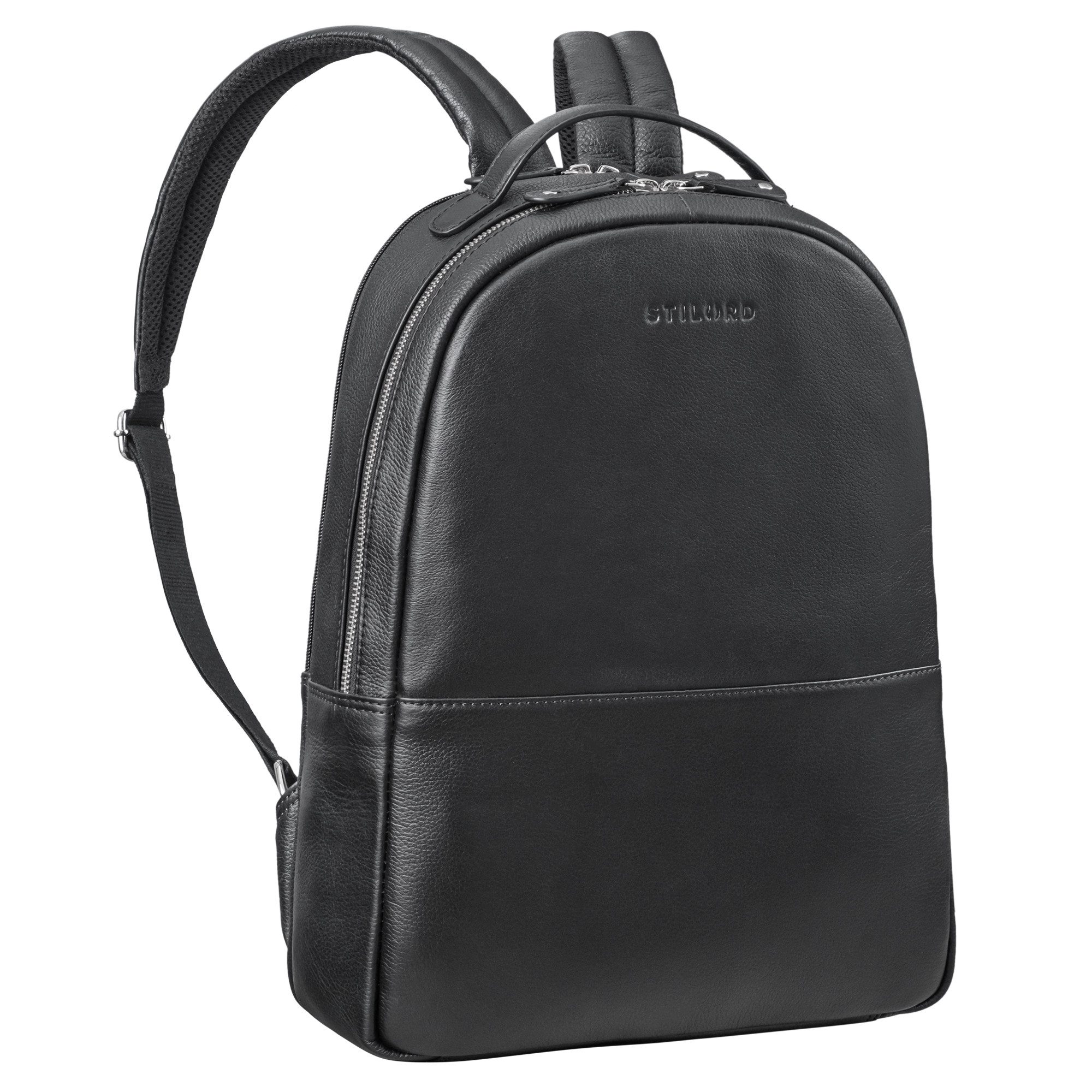 Notebookrucksack "Indigo" Echtleder Business Rucksack Herren Damen Groß Laptop 15 Zoll