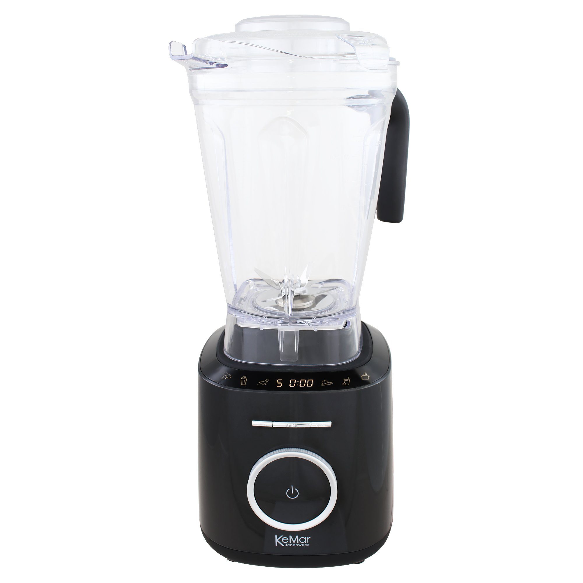 KeMar Kitchenware Standmixer KSB-300, 1500 W, Touch Display, 6 Programme, Pulsefunktion