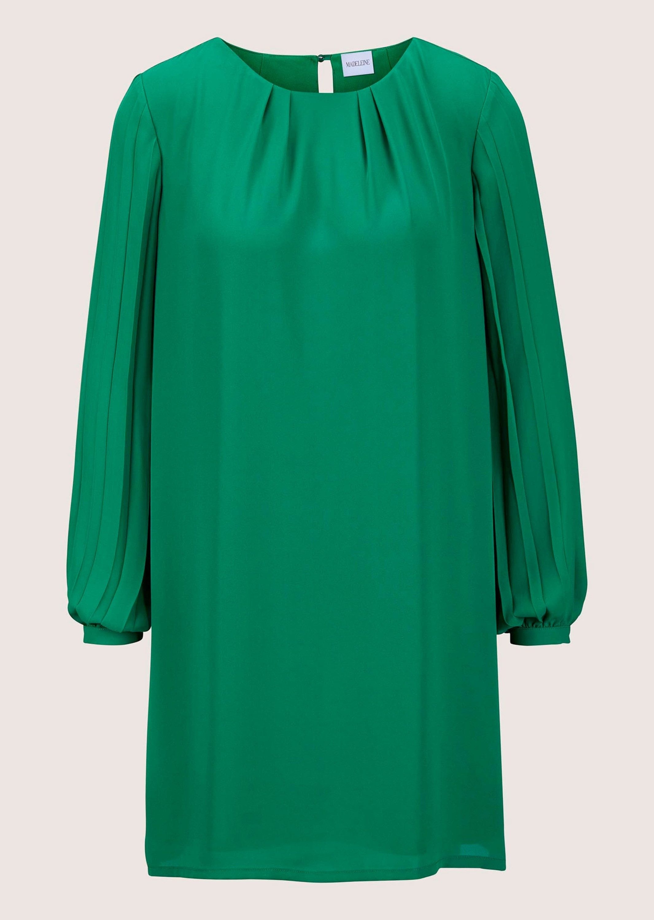 Midikleid Elegantes, gerades Langarmkleid