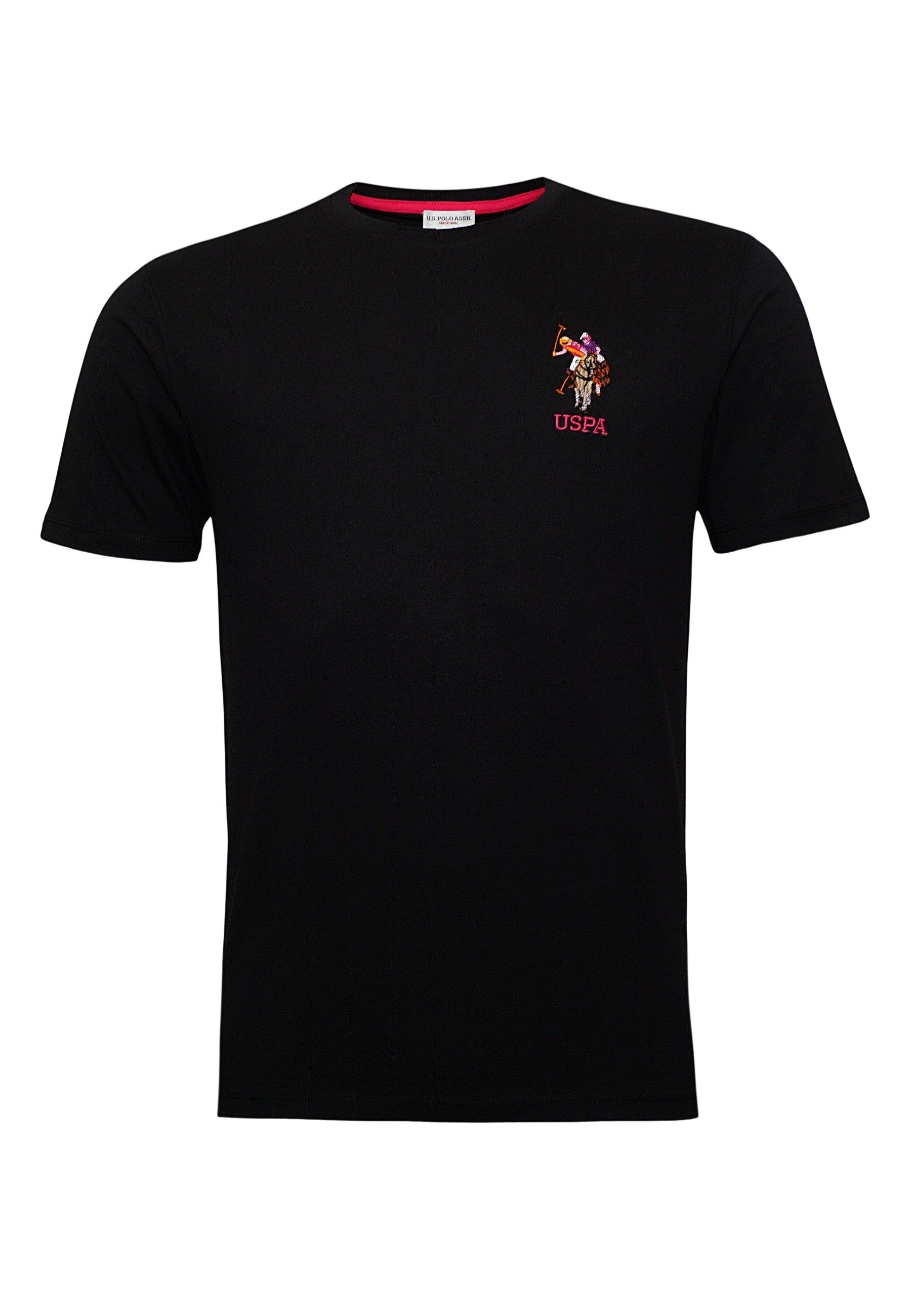 U.S. Polo Assn. T-Shirt T-Shirt Kurzarmshirt bunter Poloreiter (1-tlg., 1) günstig online kaufen