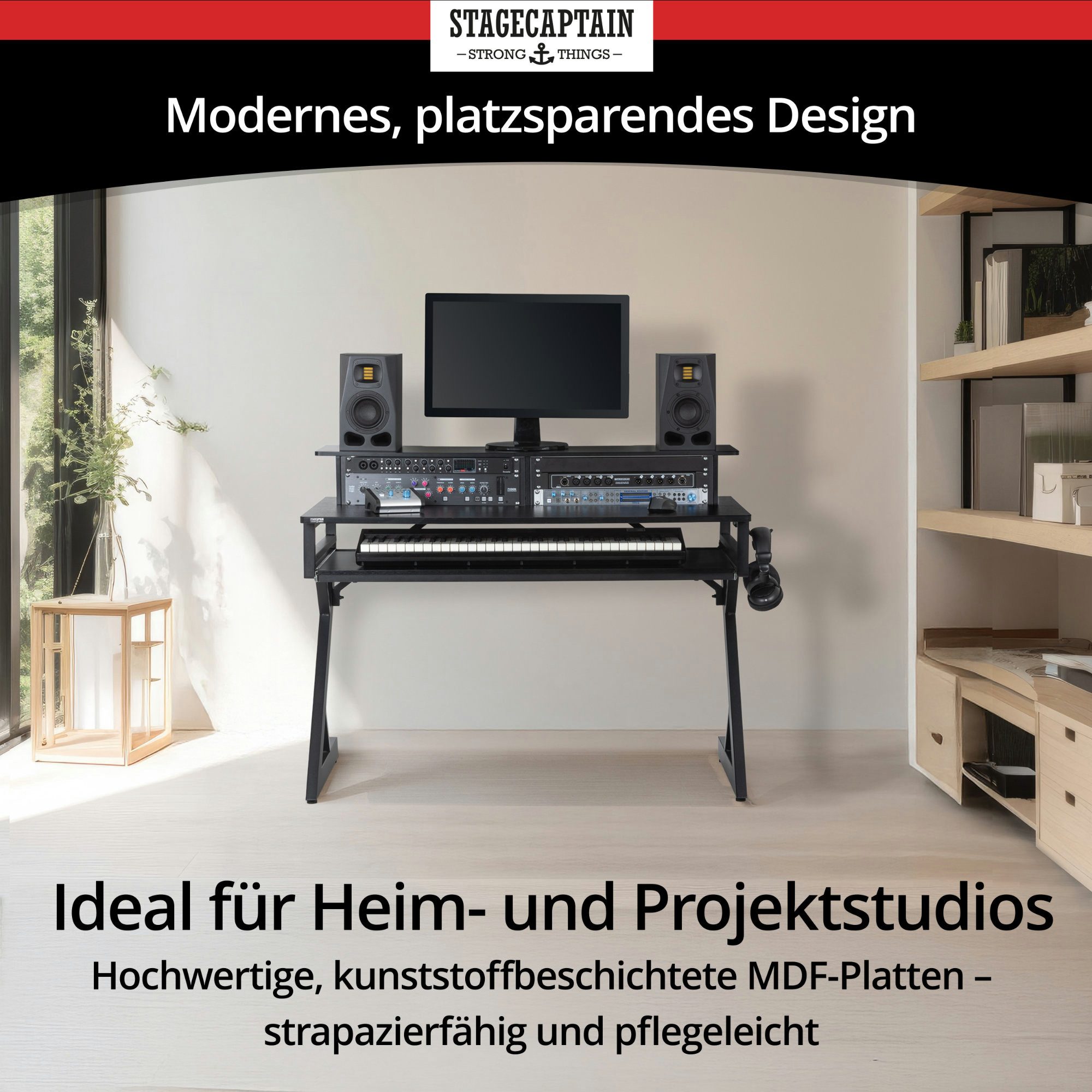 Stagecaptain Schreibtisch ST-120 Studiotisch - Studio-Workstation günstig online kaufen