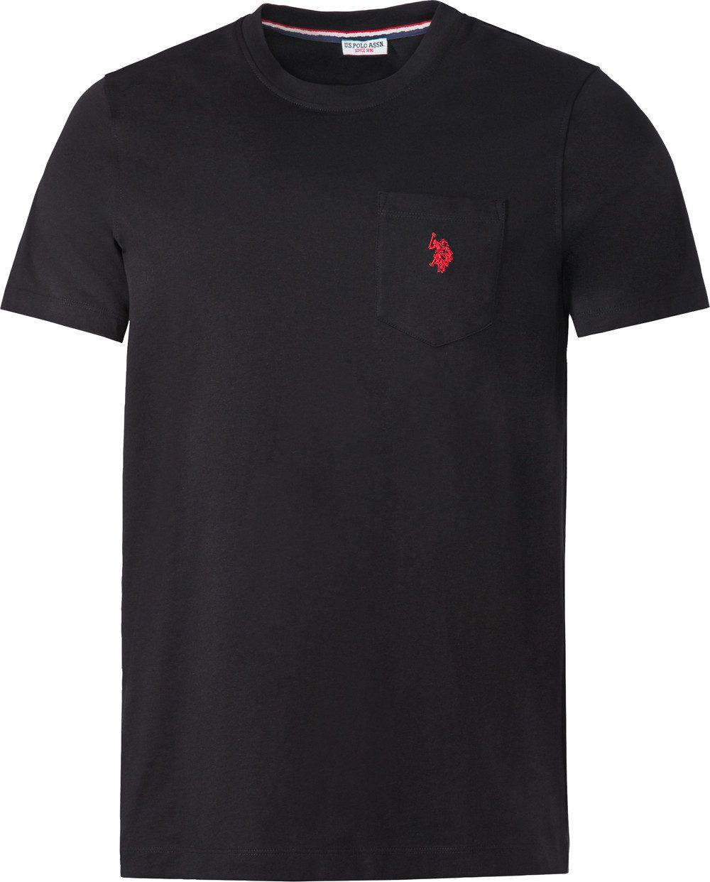 US Polo Assn. T-Shirt Reines Naturmaterial für Sport und Freizeit, Unisex Shirt