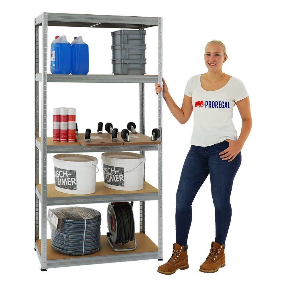 PROREGAL® Schwerlastregal Schwerlastregal Slim Elephant, 5 günstig online kaufen
