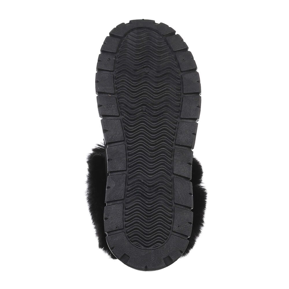 Ital-Design Damen Snowboots Freizeit Snowboots (87475152) Flach Stiefeletten in Schwarz