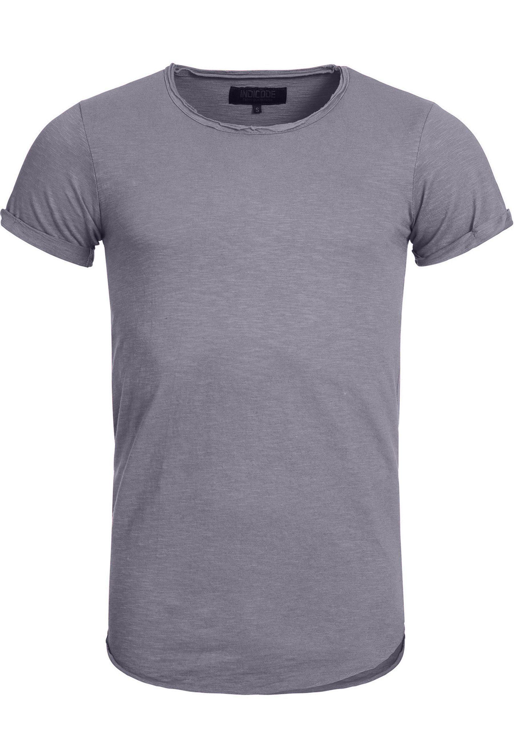 Lt Willbur Grey Tee Kurzarmshirt Indicode