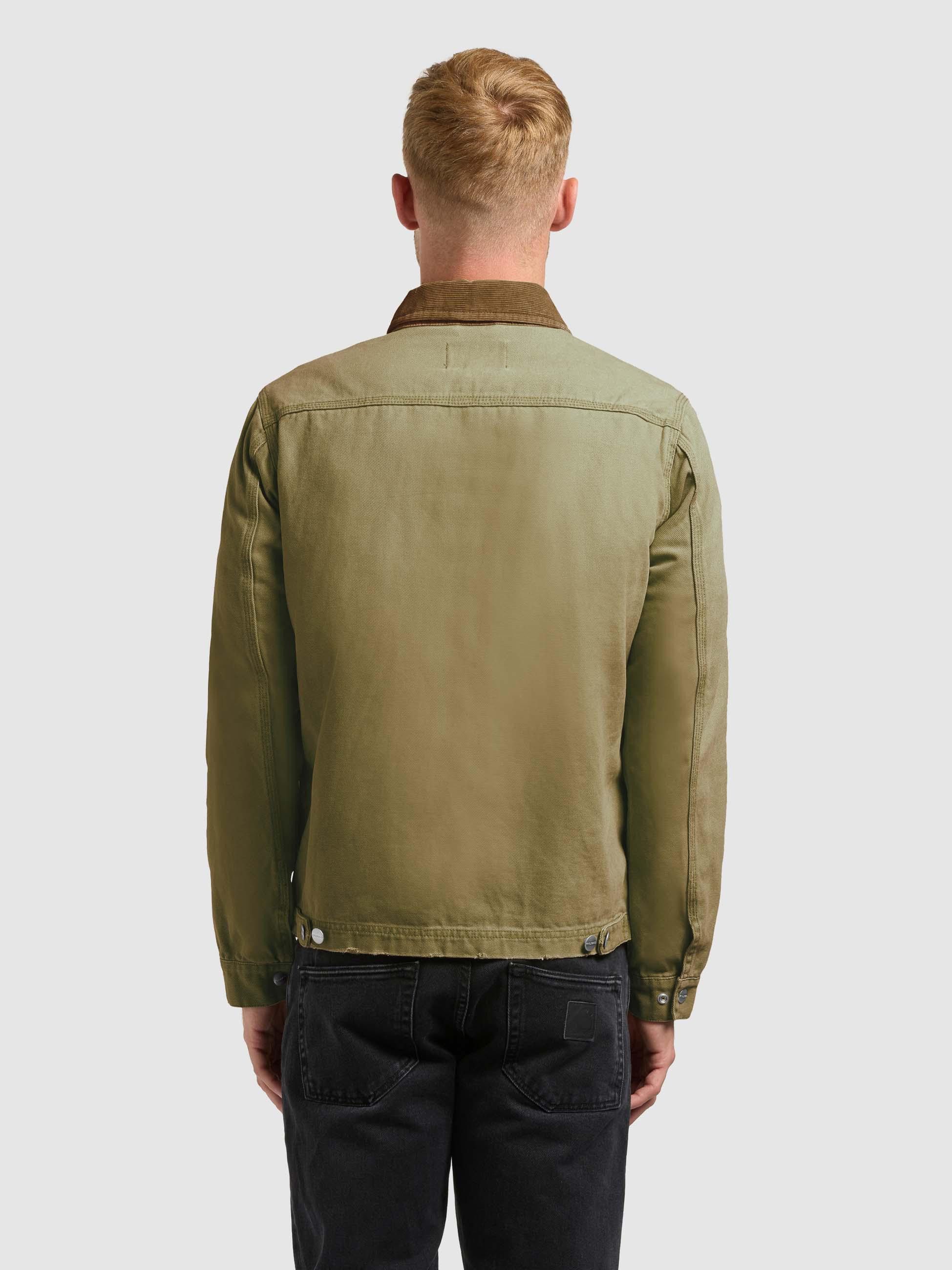 khujo Hemdjacke Deddy Modische Herren Jacke mit Kordkragen