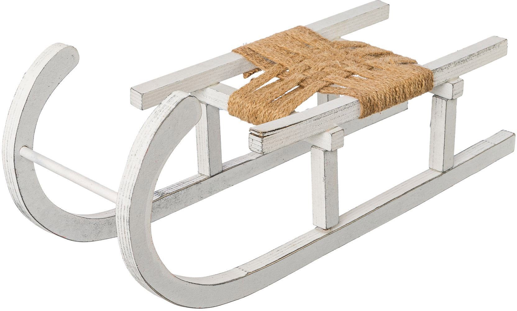 Creativ deco Weihnachtsfigur Weihnachtsdeko (1 St), Dekoschlitten günstig online kaufen