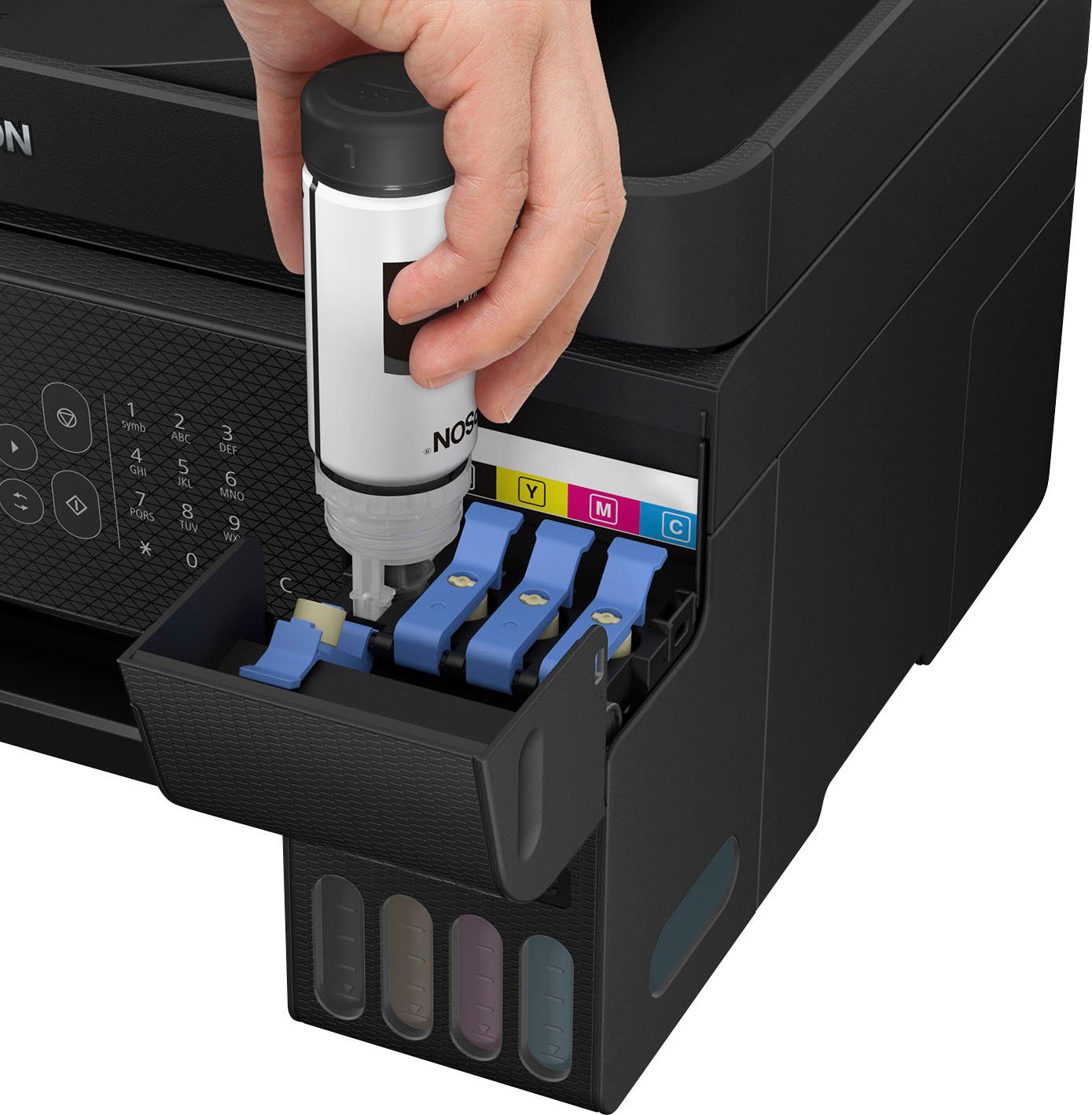 Epson EcoTank Direct) Multifunktionsdrucker, (Ethernet), (Wi-Fi), Wi-Fi (LAN WLAN ET-4800