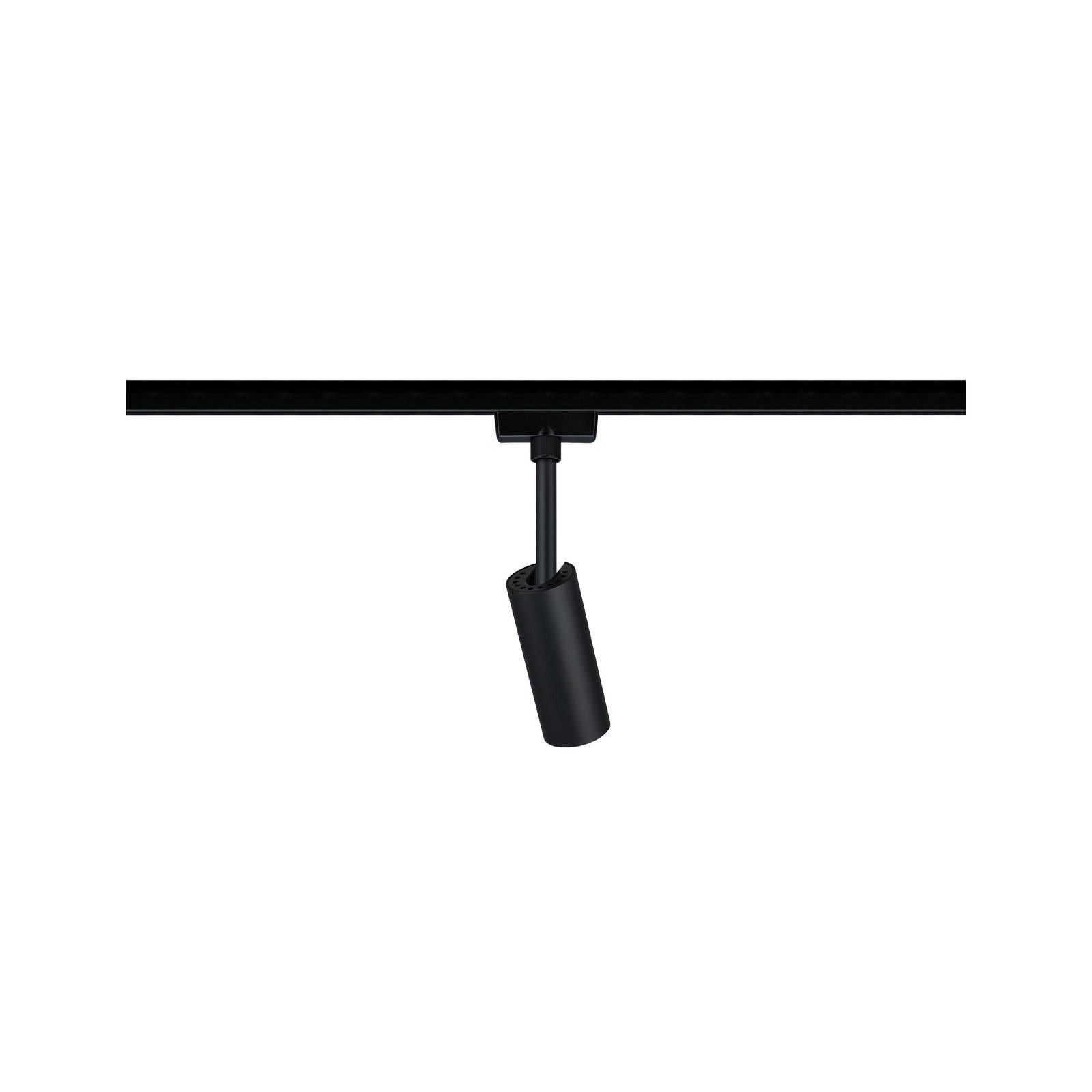 Paulmann Schienensystem-Leuchten URail Schienenspot Tubo Einzelspot 234lm 4,5W 4000K 230V Schwarz matt, (1-tlg), Einzelspot, dimmbar