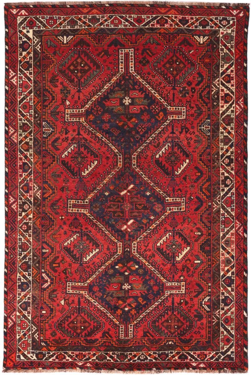 Orientteppich Shiraz 177x269 Handgeknüpfter Orientteppich / Perserteppich, Nain Trading, rechteckig, Höhe: 10 mm