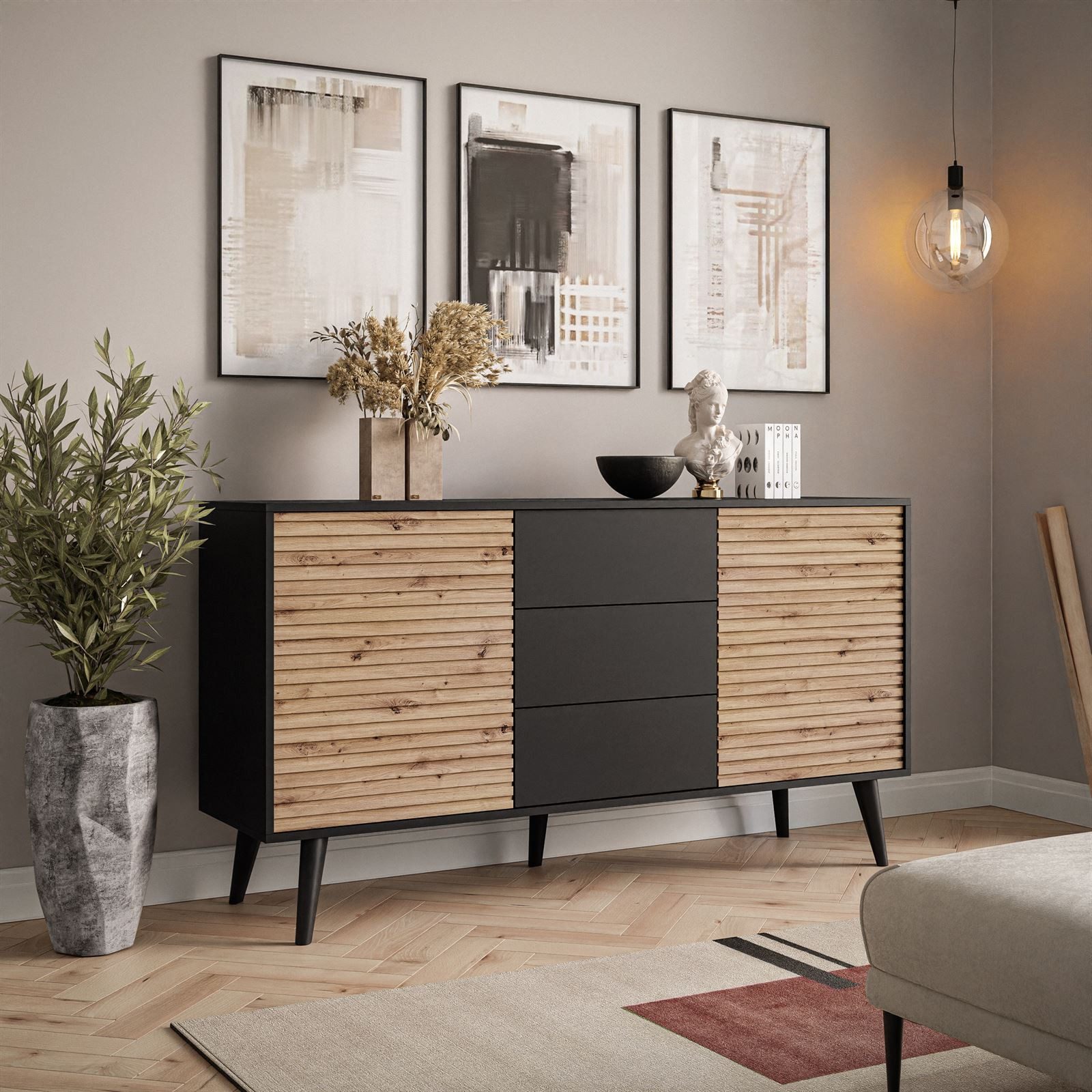 Lookway Kommode CONE KSZ154 Zweitürige Sideboard