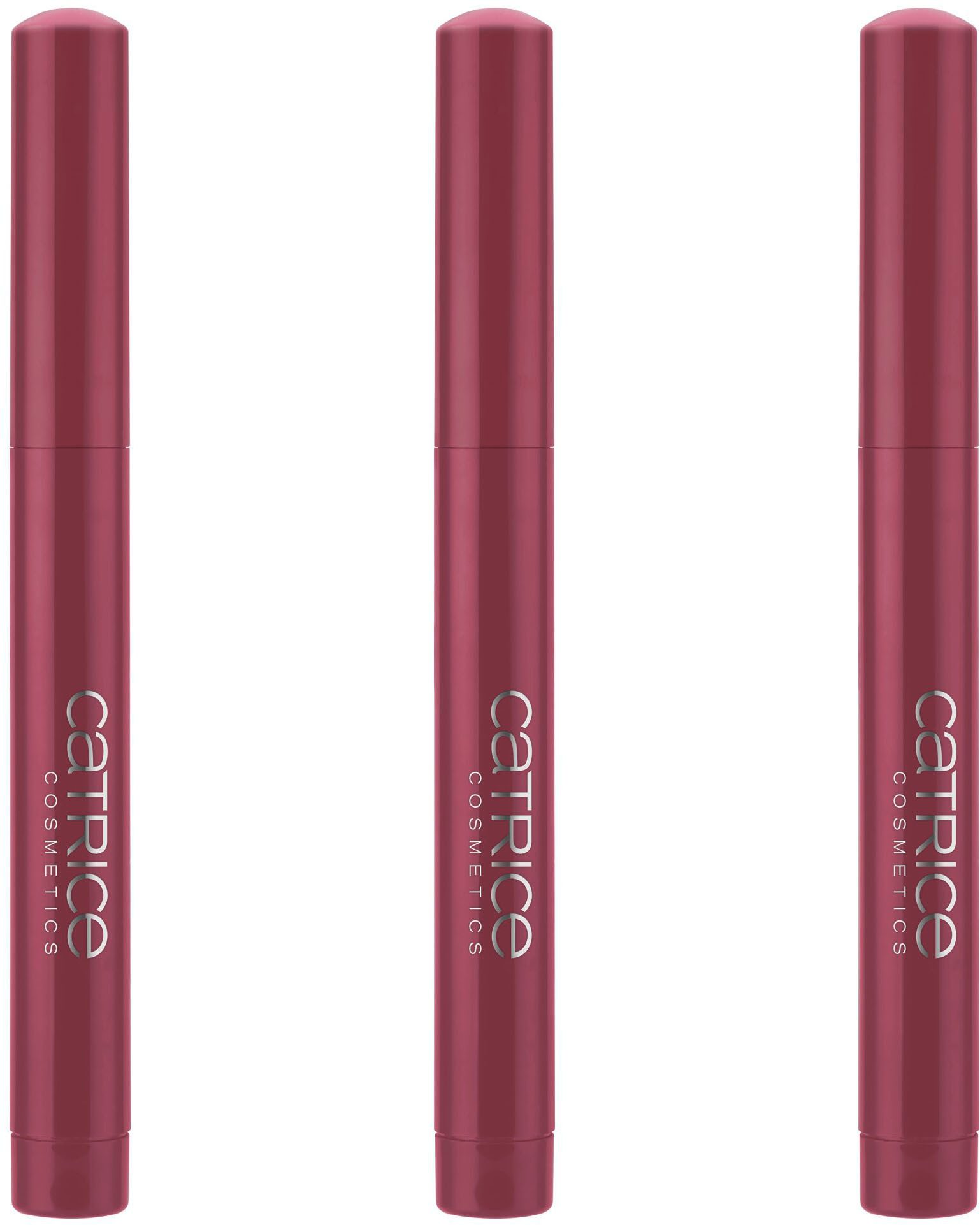 Catrice Lidschatten ETERNAL RED EYE CRAYON, 3-tlg., Hochpigmentiert, lang haltend, vielseitig, glänzendes Finish, vegan.