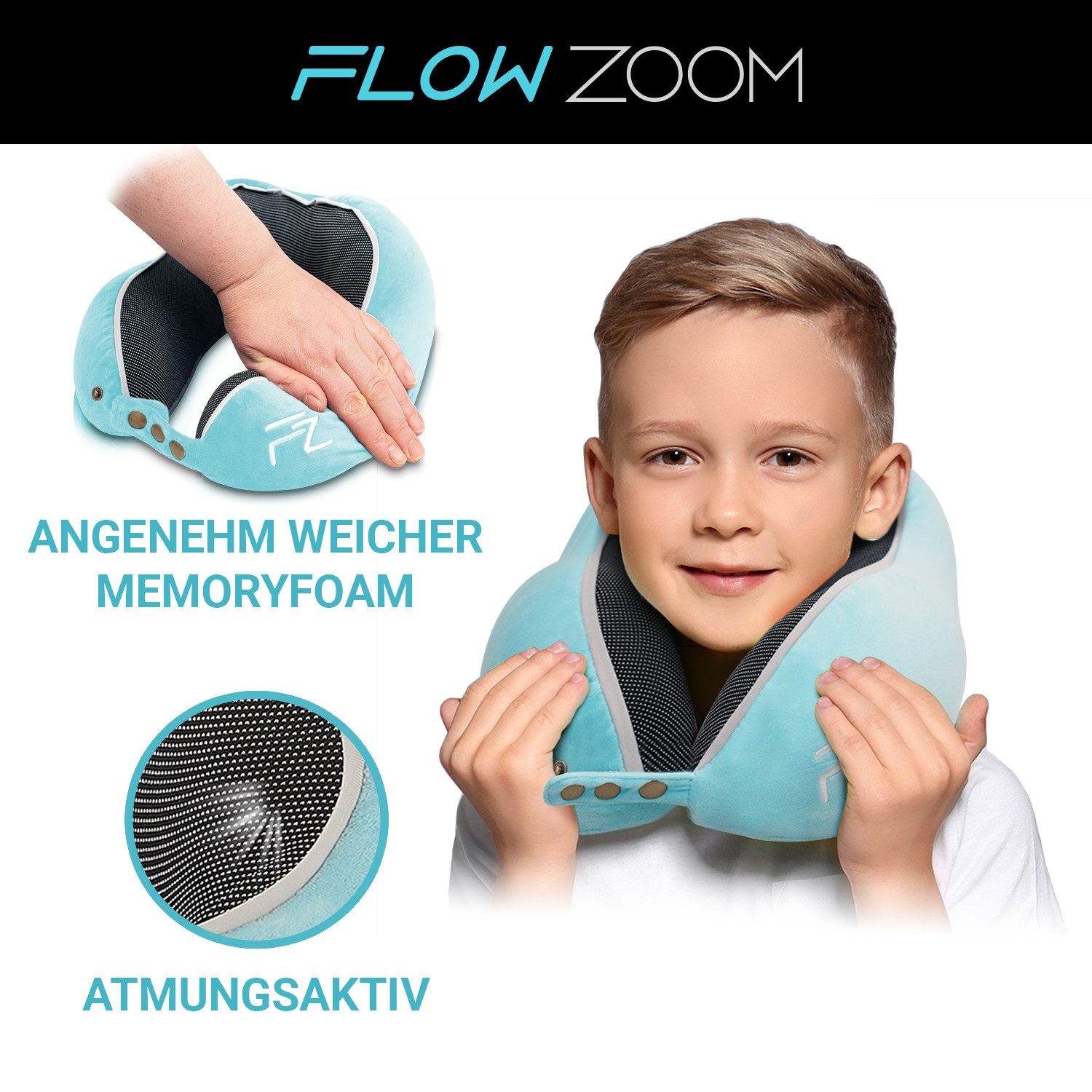 FLOWZOOM Nackenhörnchen COMFY KIDS - Nackenkissen günstig online kaufen